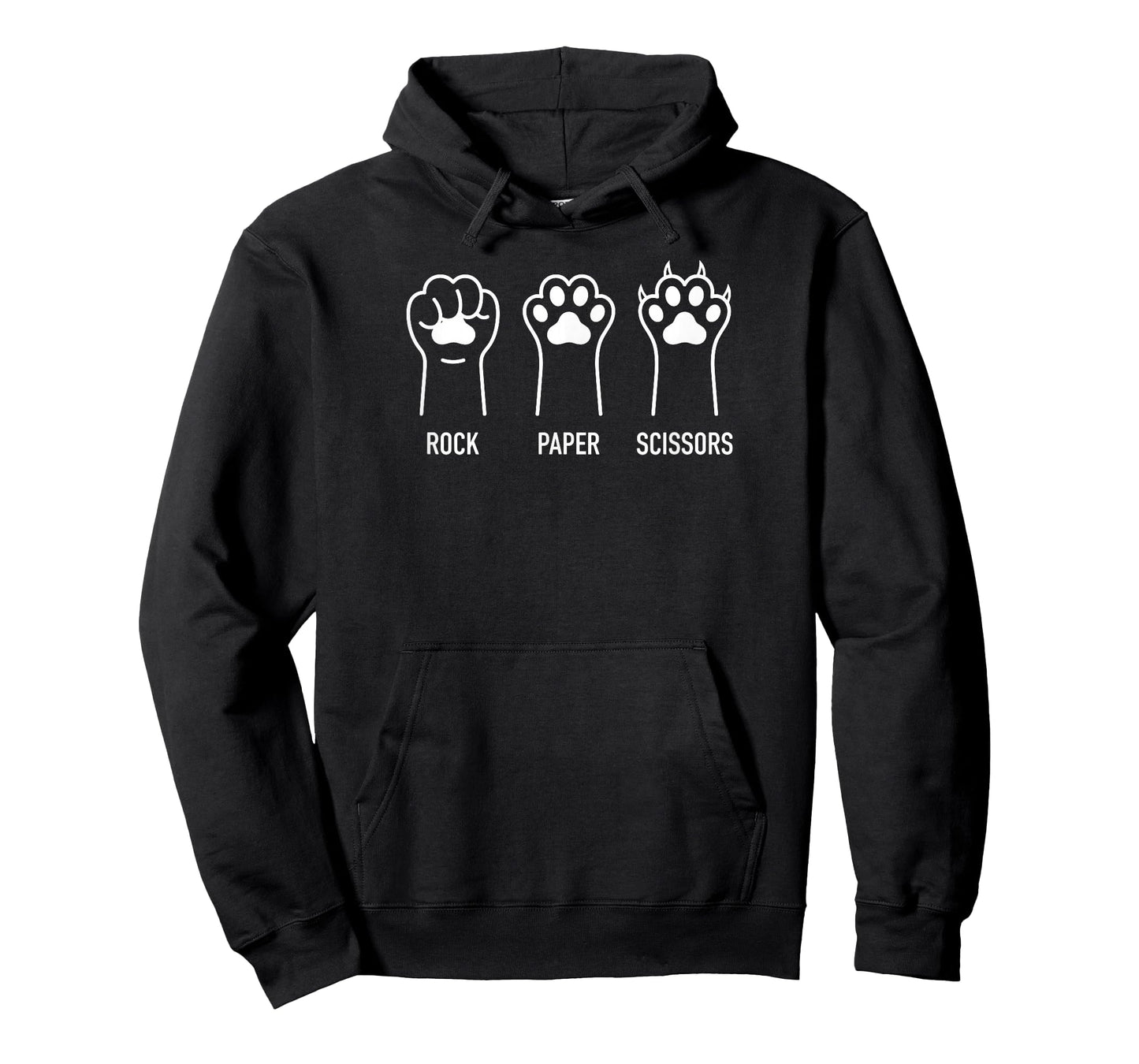 Rock Paper Scissors Cat - Funny Kitten Paw Game T-Shirt