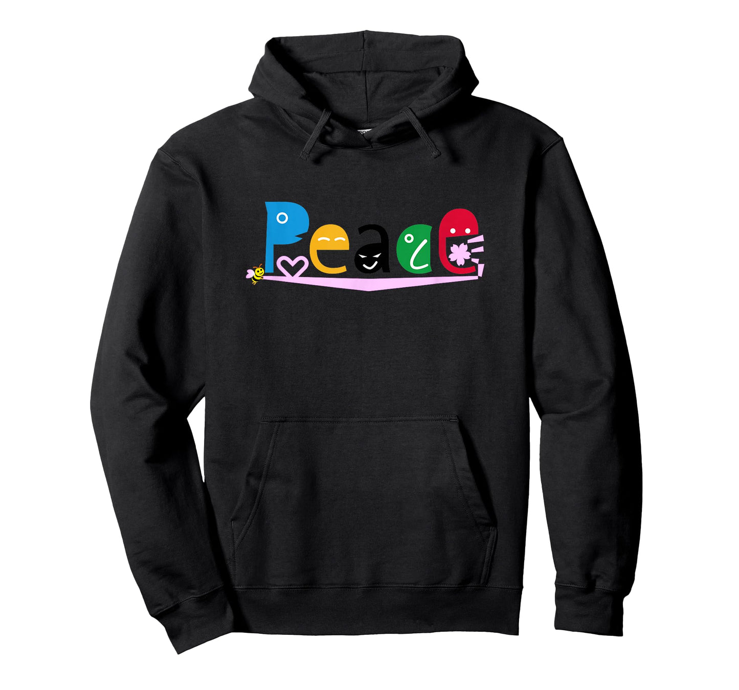 Ren-World 28 People's Dreams Diversity in All People Peaceful World Each Color Heart Cherry Blossom Honey bee Coexist with Nature T-Shirt