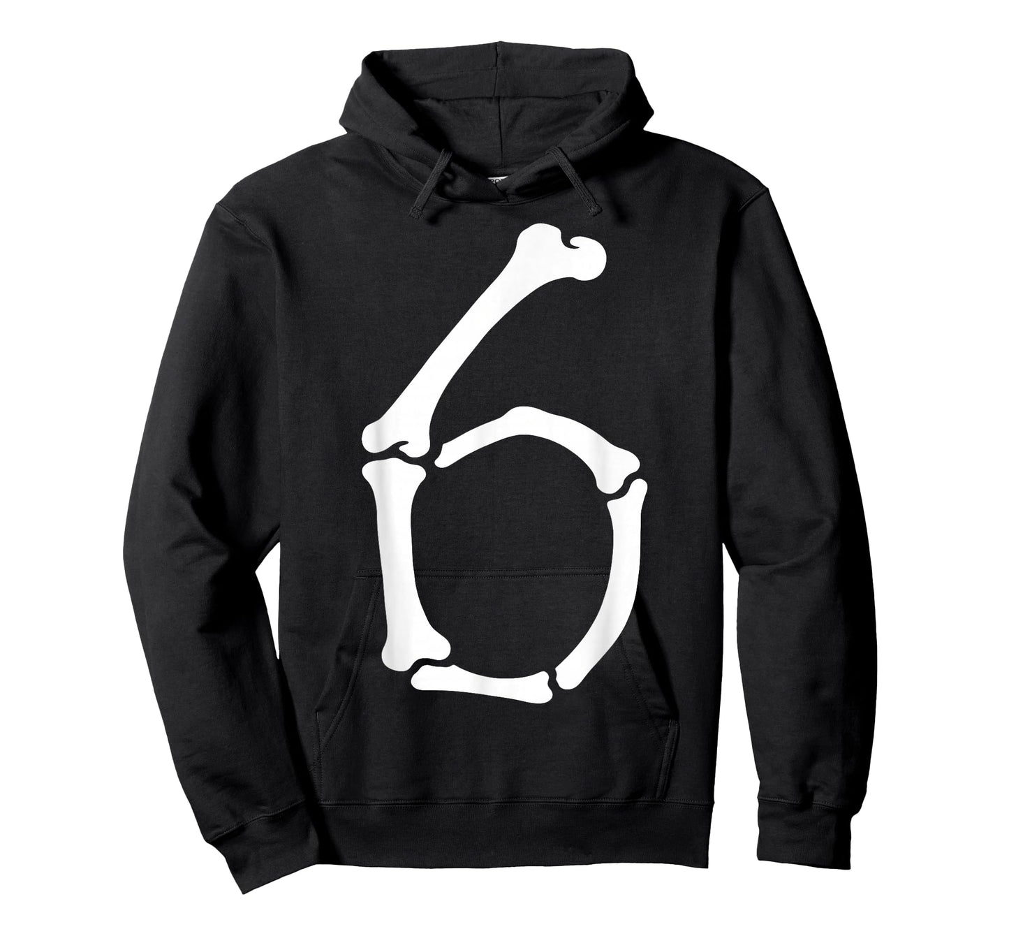 6 Number Six Bones Graphic Funny School Halloween Matching T-Shirt