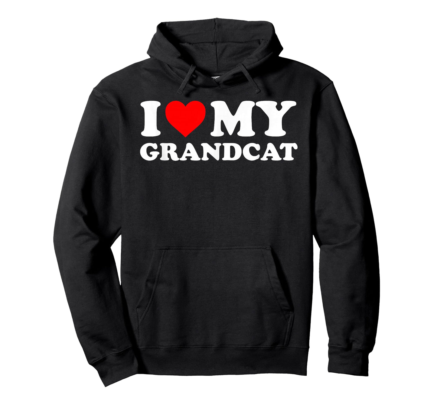 I Love My Grandcat - Red Heart T-Shirt