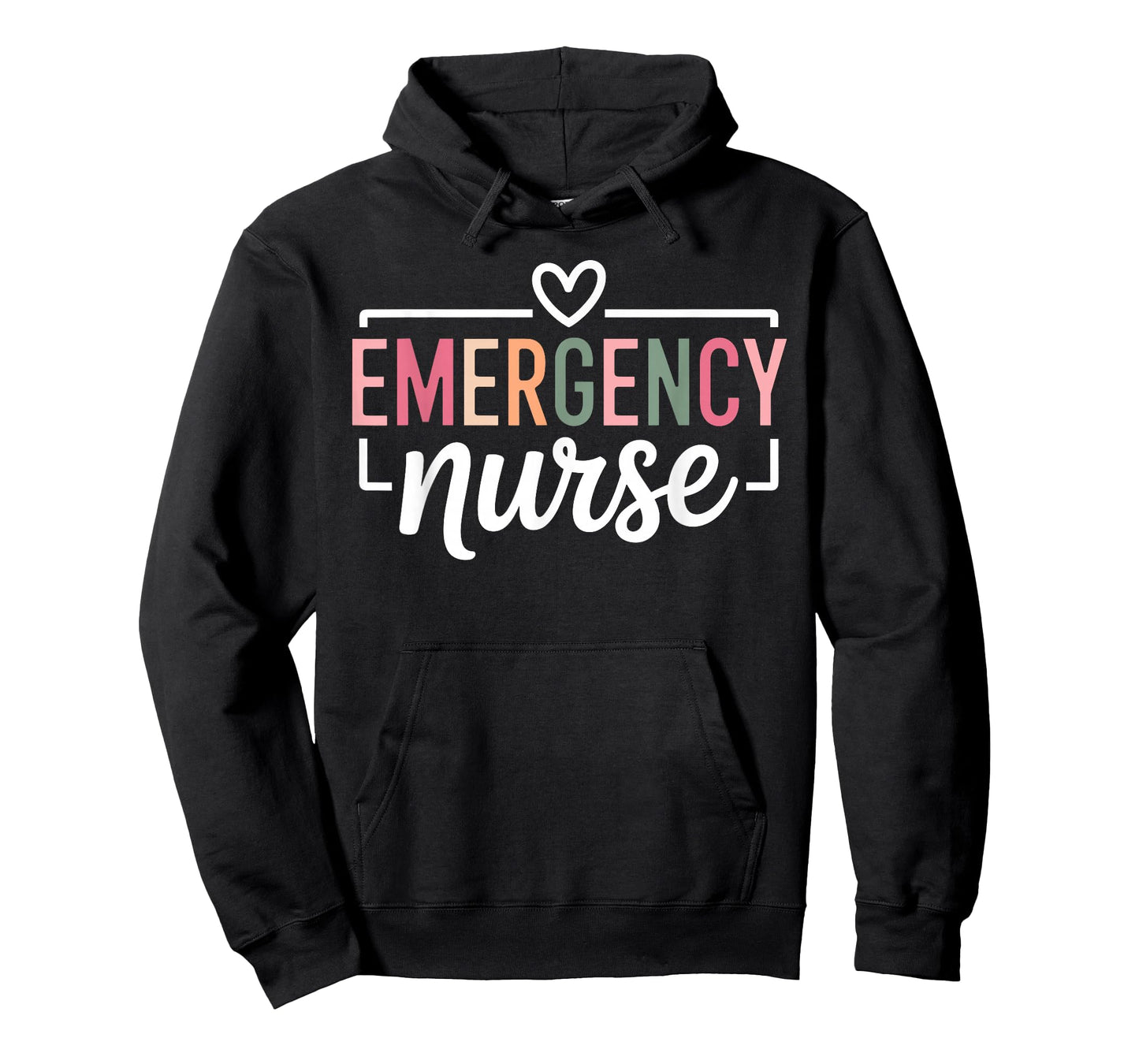 Funny Emergency Nurse Art for Men Women ER Emergency Nurse T-Shirt
