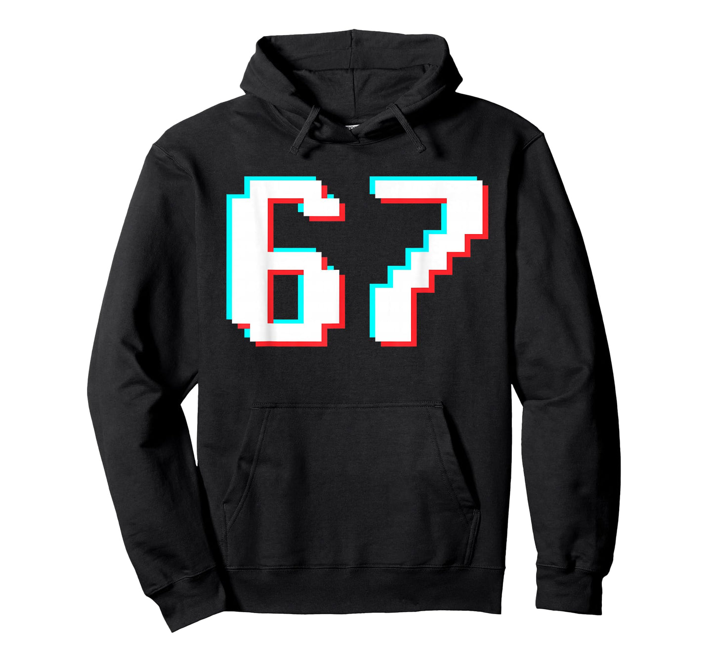 Number 67 Meme Funny Gen Alpha Slang Six Seven Youth Kids T-Shirt