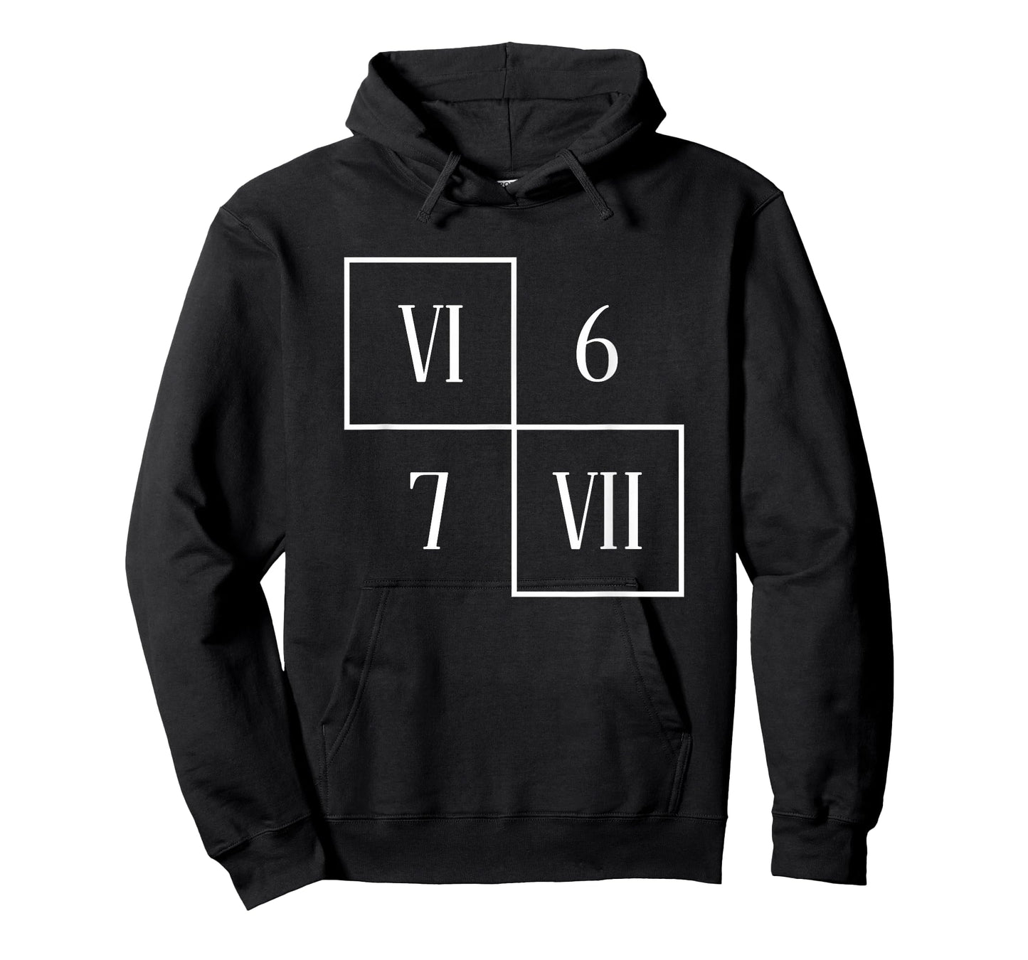 Funny VI VII 6 7 Meme Roman Numerals Math Six Seven T-Shirt