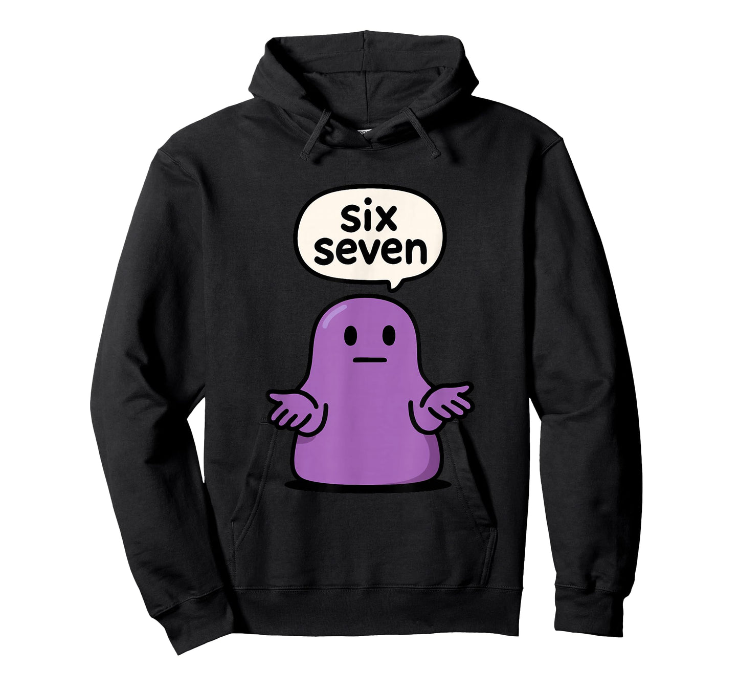 67 Six Seven 6-7 Purple Blob Slime - Funny Kid Brainrot Meme T-Shirt