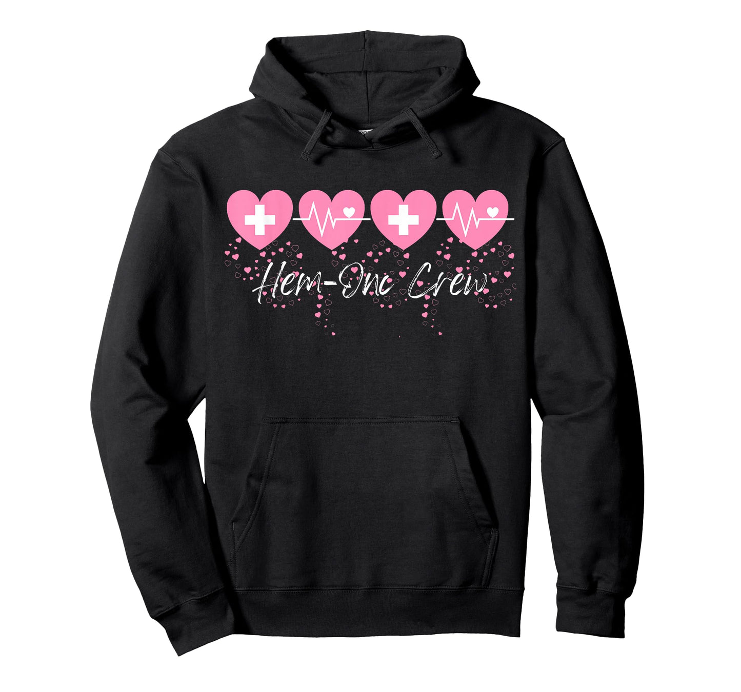 Valentines Hem ONC Crew Nurse Hematology Oncology Heartbeat T-Shirt
