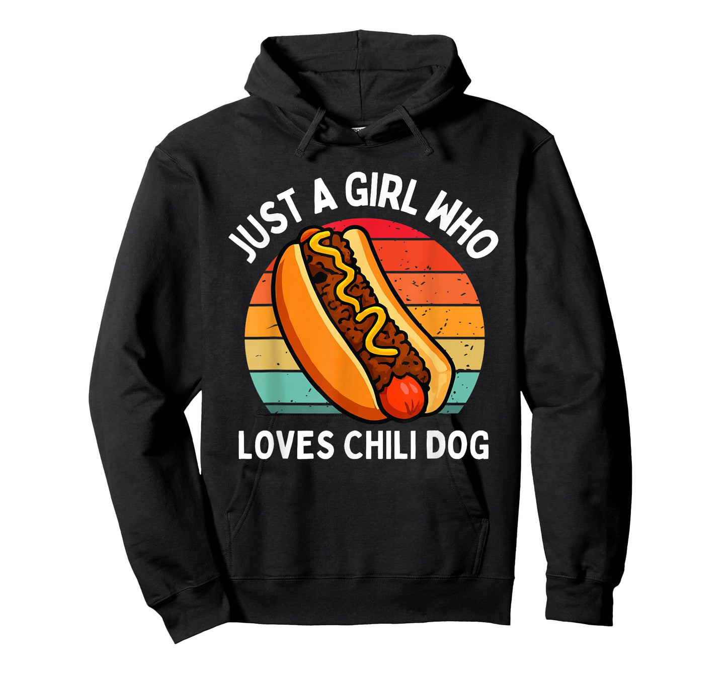 Just A Girl Who Loves Chili Dogs Funny Cheese Kids Toddler T-Shirt