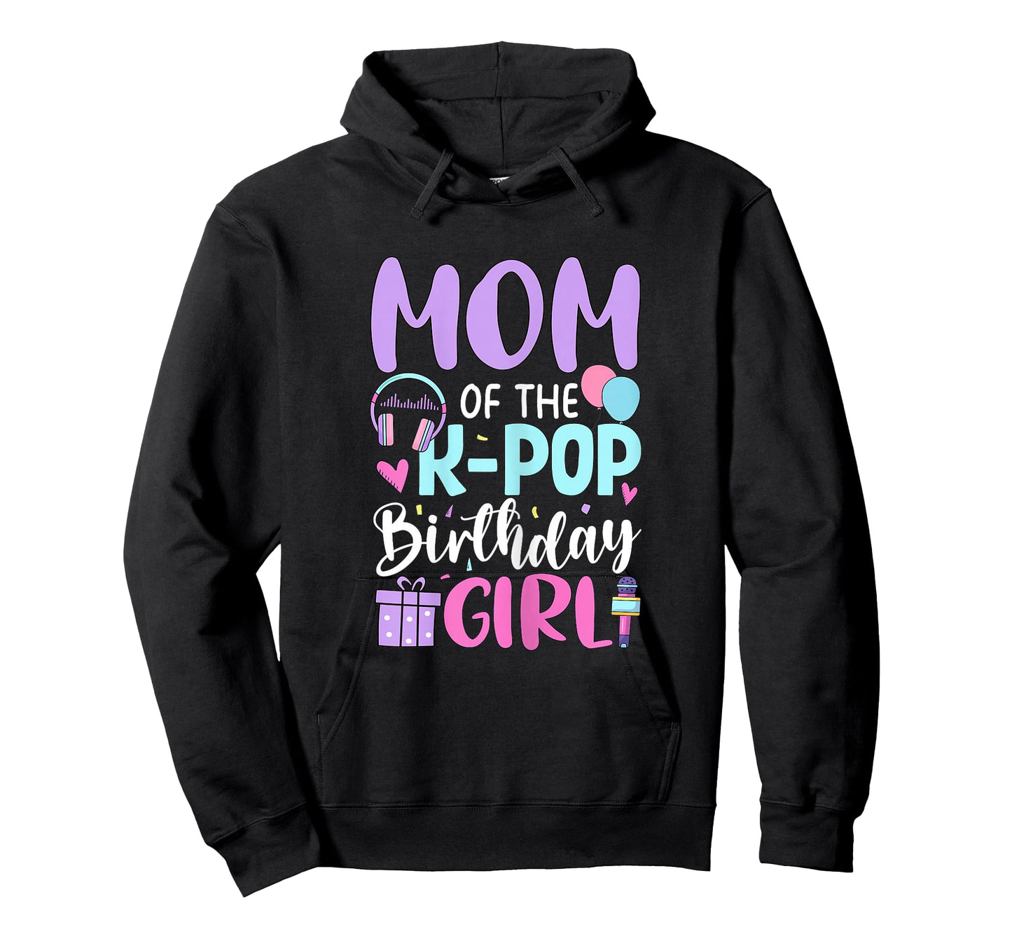 Mom of The K Pop Birthday Girl Korean Pop Birthday Party T-Shirt