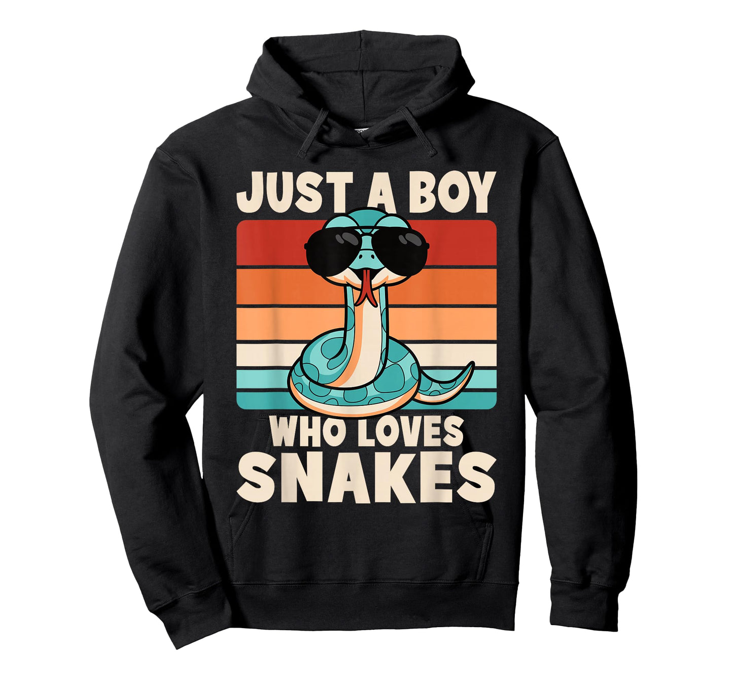 Just A Boy Who Loves Snakes Funny Snake Reptile Kids T-Shirt