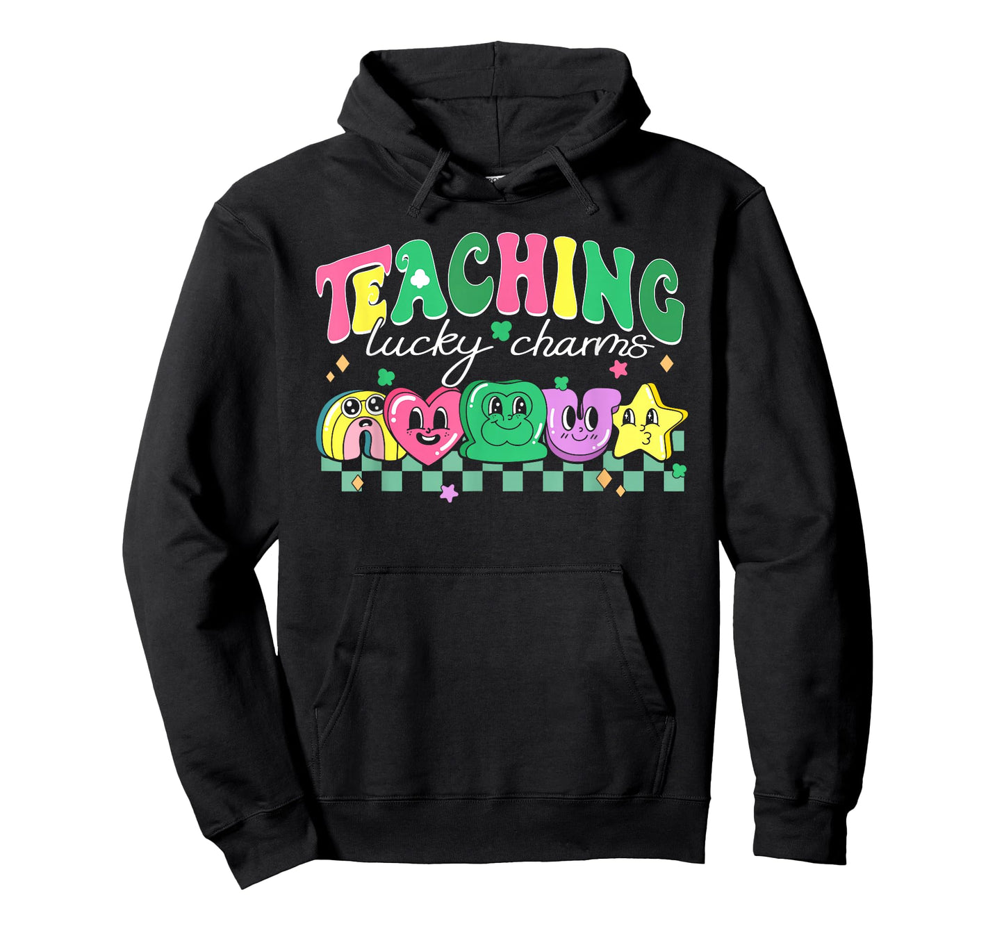 St Patricks Day Teacher Teaching My Lucky Charm Womens Mens T-Shirt