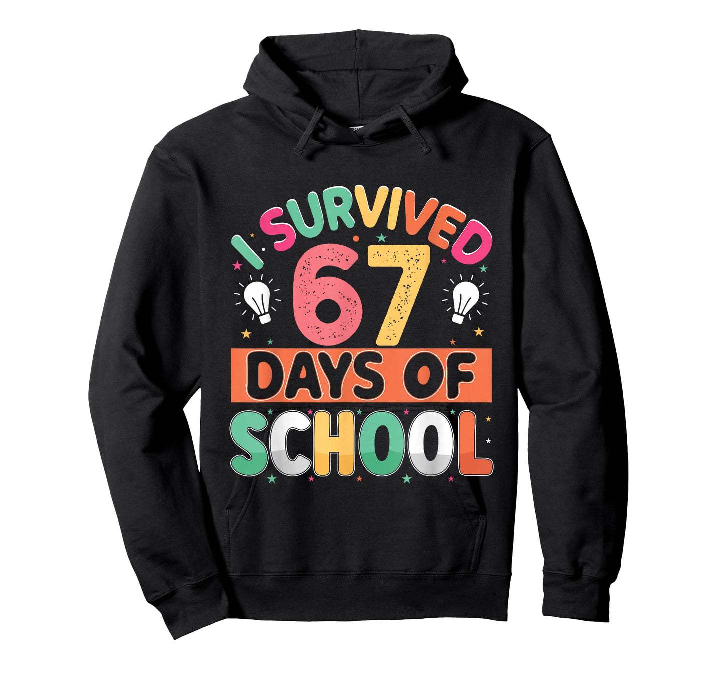 I Survived 67 Days of School Bruh Students Six Seven Funny T-Shirt