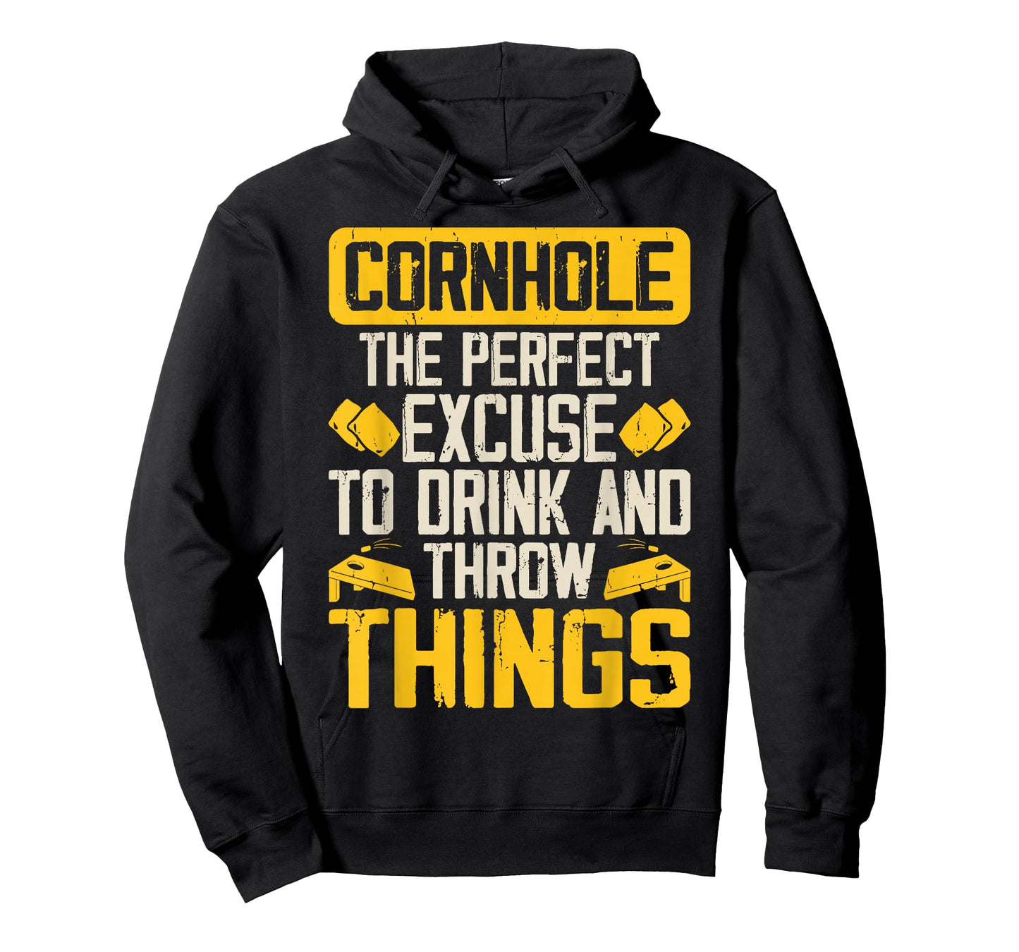 Cornhole Art for Men Women Corn Hole Players Funny Cornhole T-Shirt