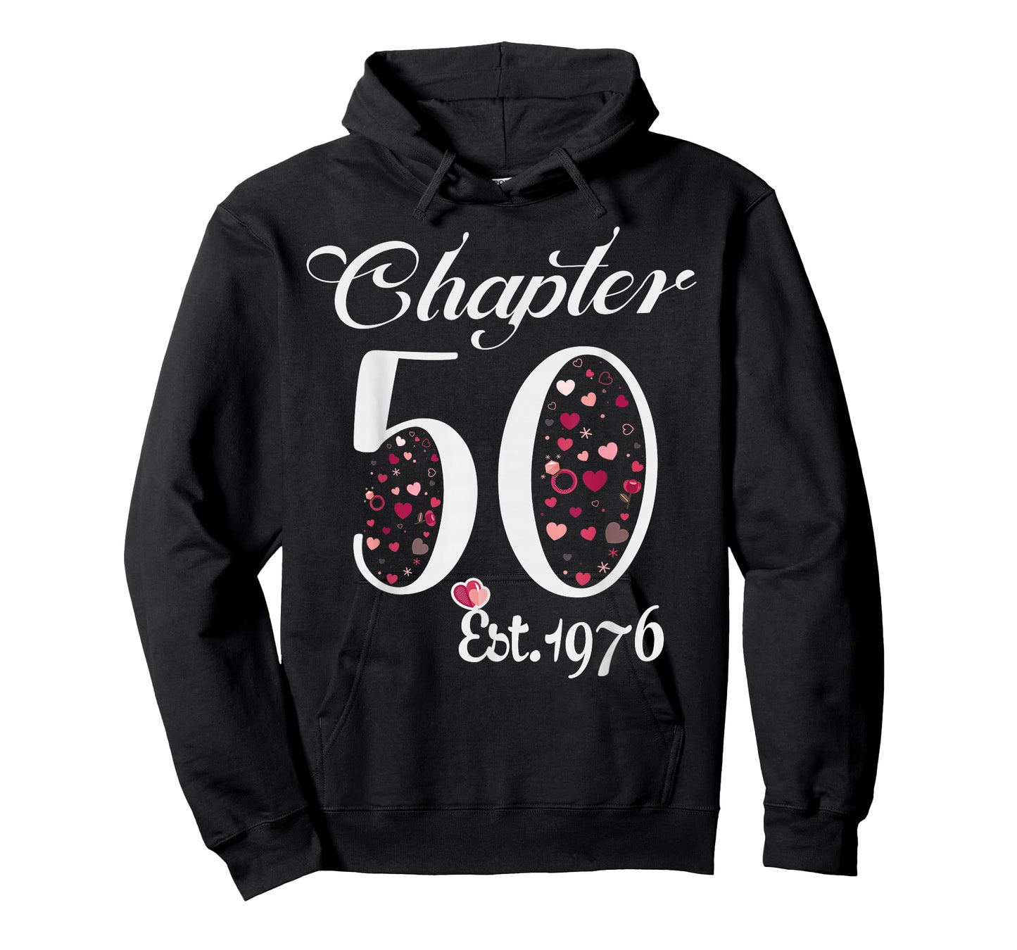 Chapter 50 EST 1976 Happy 50Th Birthday Girl Gift for Her T-Shirt