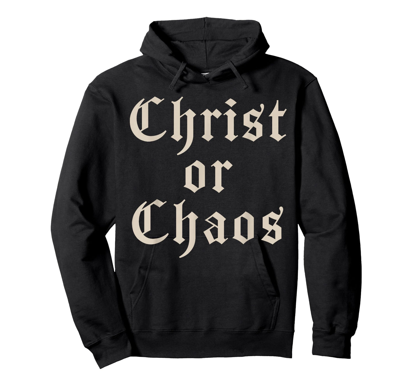 Christ Or Chaos Bold Christian Faith Typography Design T-Shirt