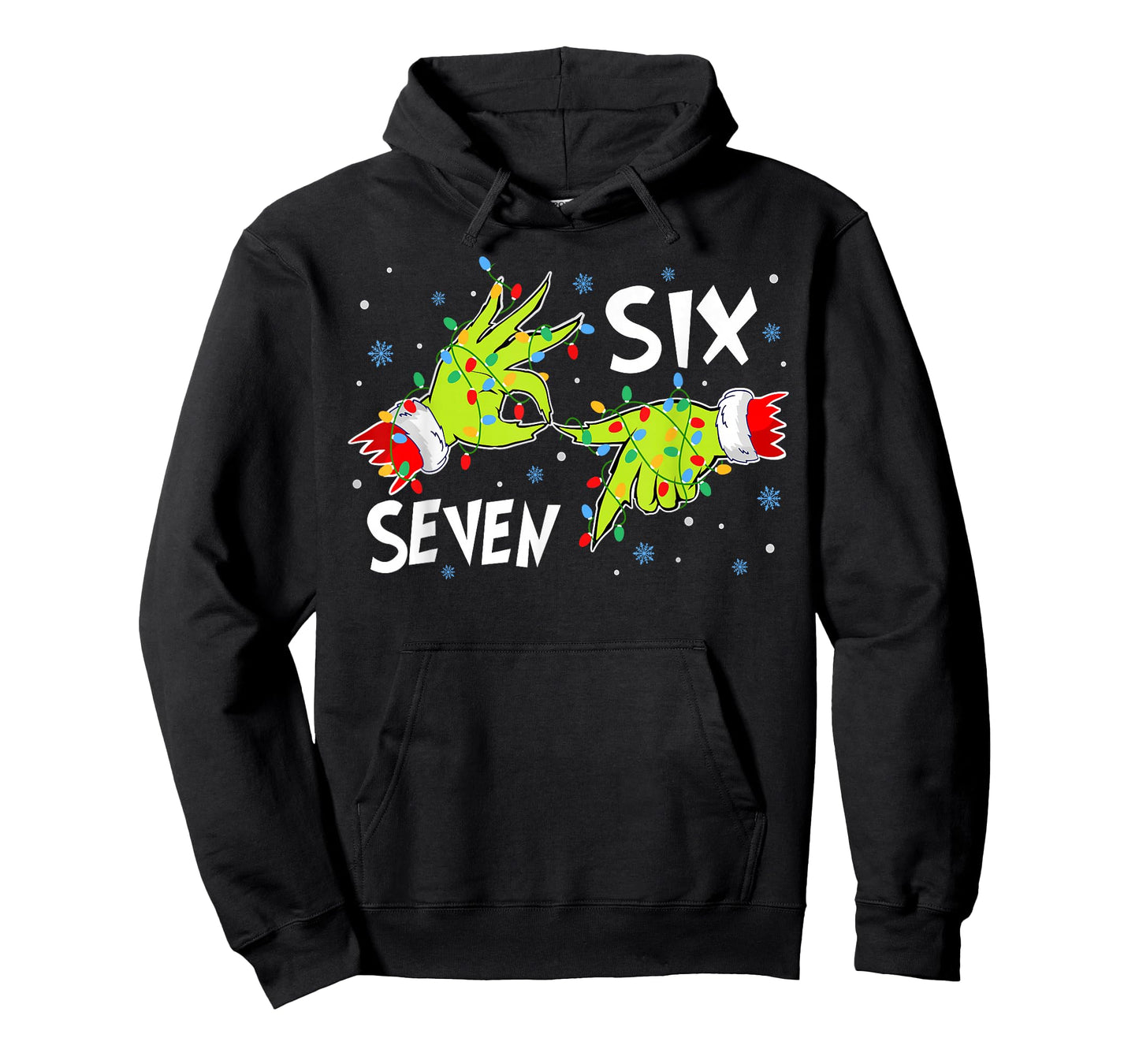 6 7 Six Seven Gen Z Alpha Meme Slang Holiday Merry Christmas T-Shirt