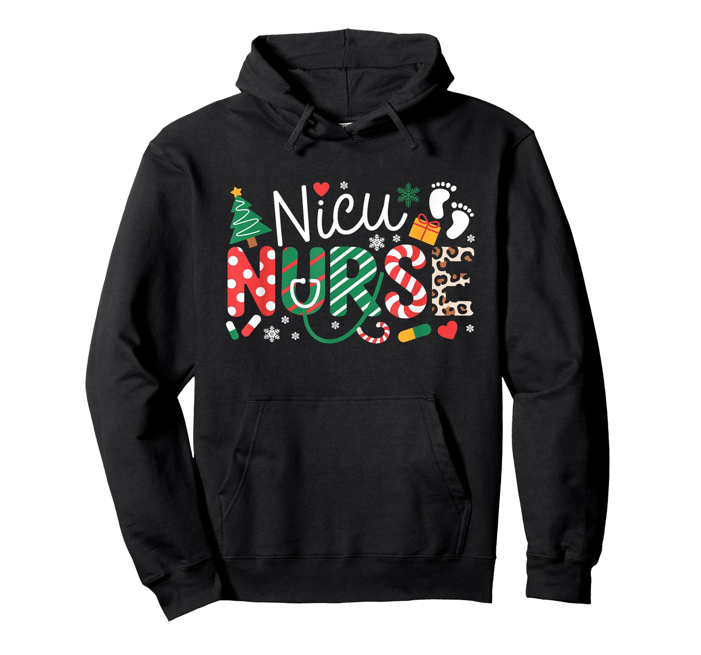 NICU Nurse Christmas Neonatal ICU Nursing Xmas Party T-Shirt