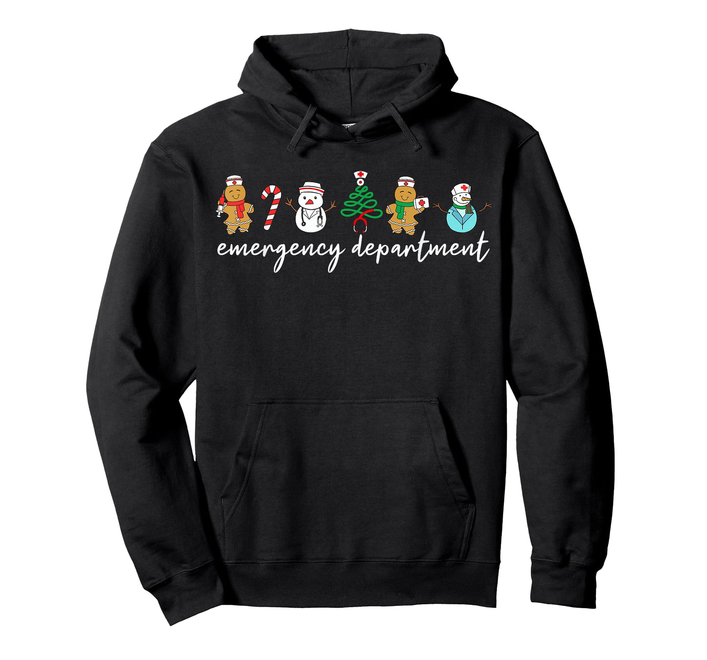 Emergency Department Christmas Emergency Room ER RN Nurse T-Shirt