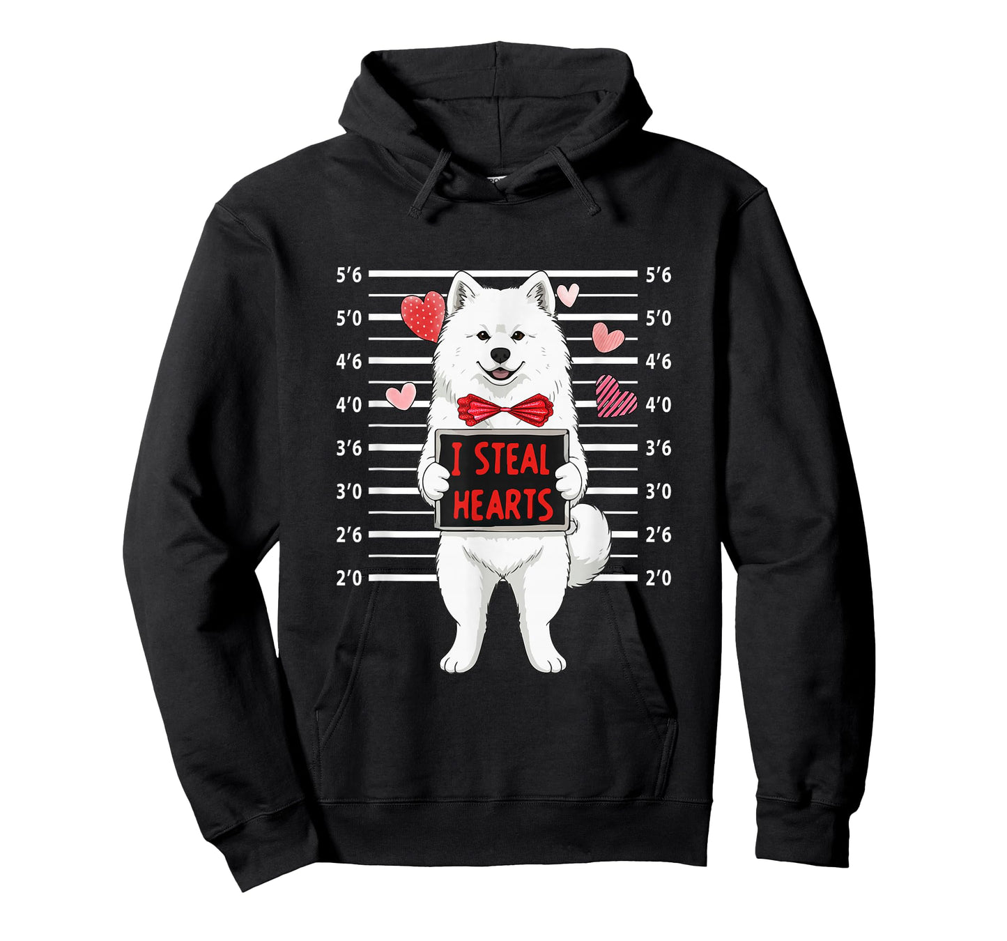I Steal Cute Hearts Valentine's Day Samoyed Lover Owner T-Shirt
