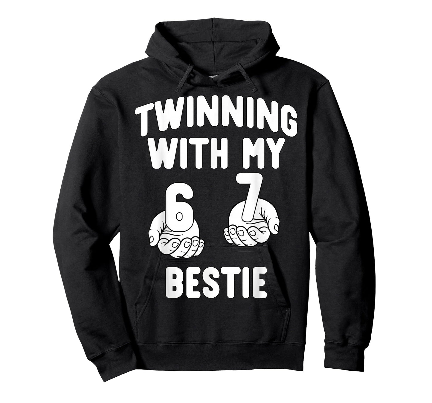 67 Twin Day Funny 6 7 Twinning with My Bestie Spirit Week T-Shirt