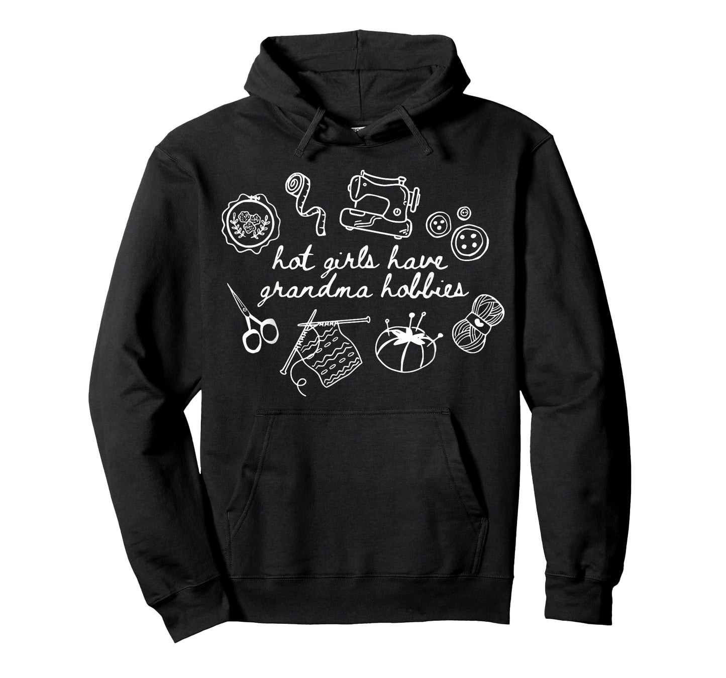 Hot Girls Have Grandma Hobbies Thrifting Trend Grandma Core T-Shirt