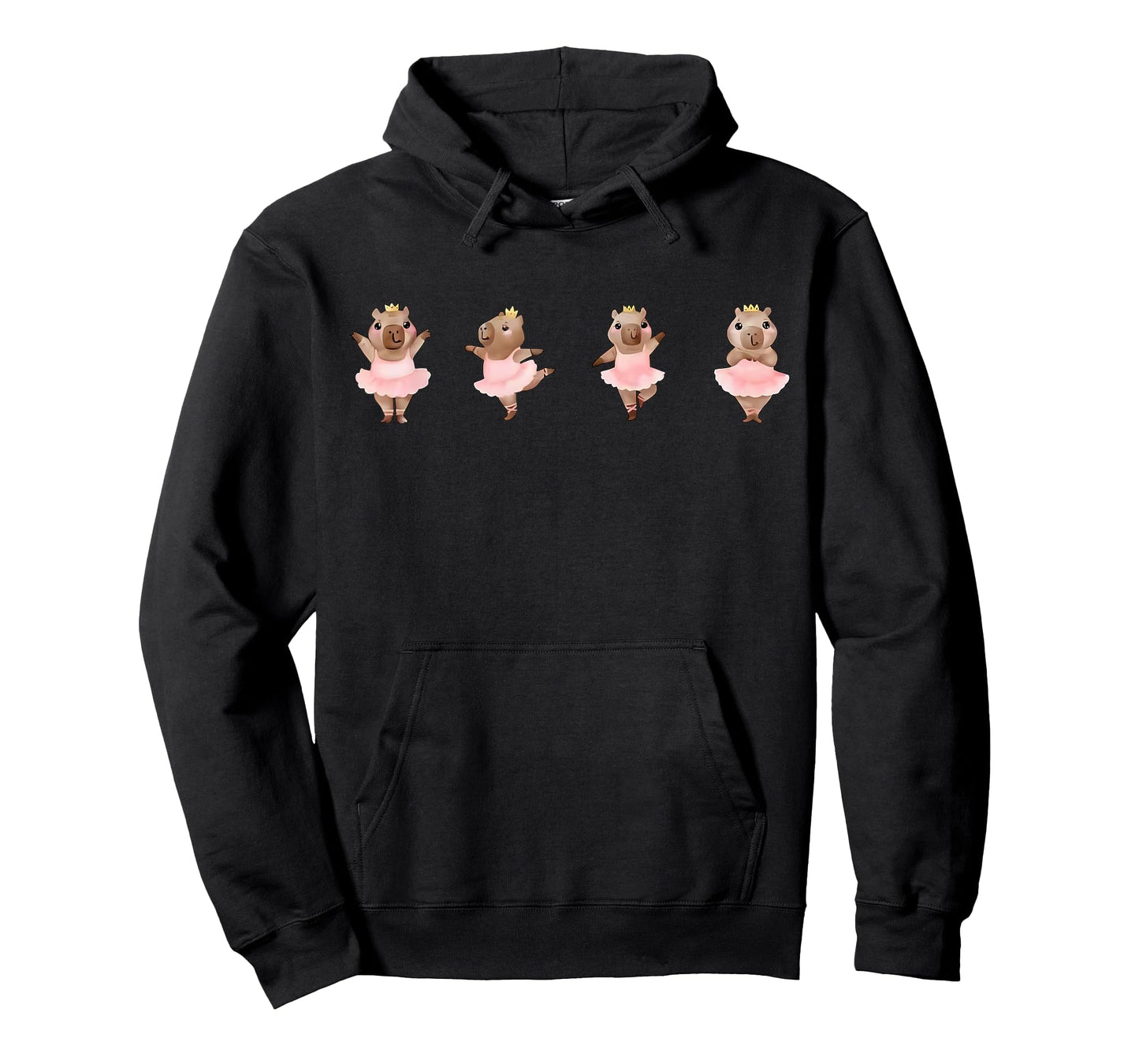 Cute Ballerina Capybara Dancing Ballet Dance Teacher Women T-Shirt