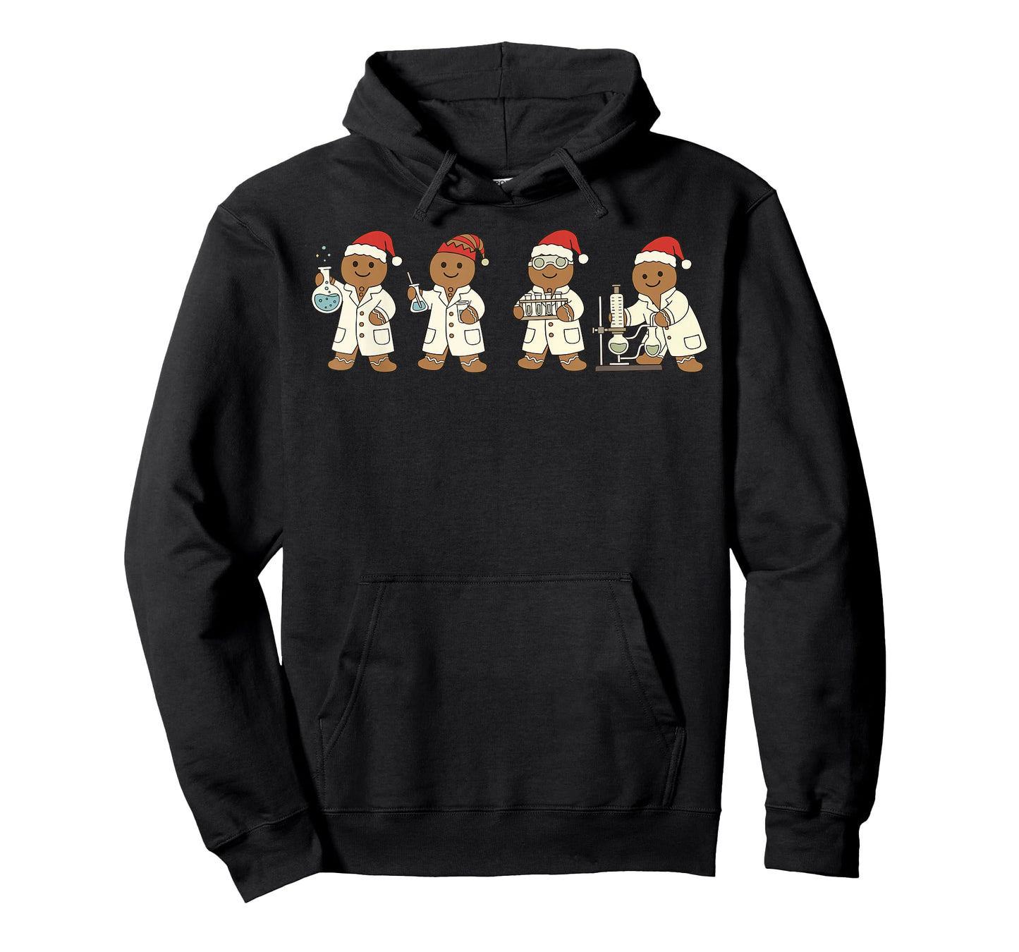 Christmas Science Teacher Gingerbread Man Laboratory Teacher T-Shirt