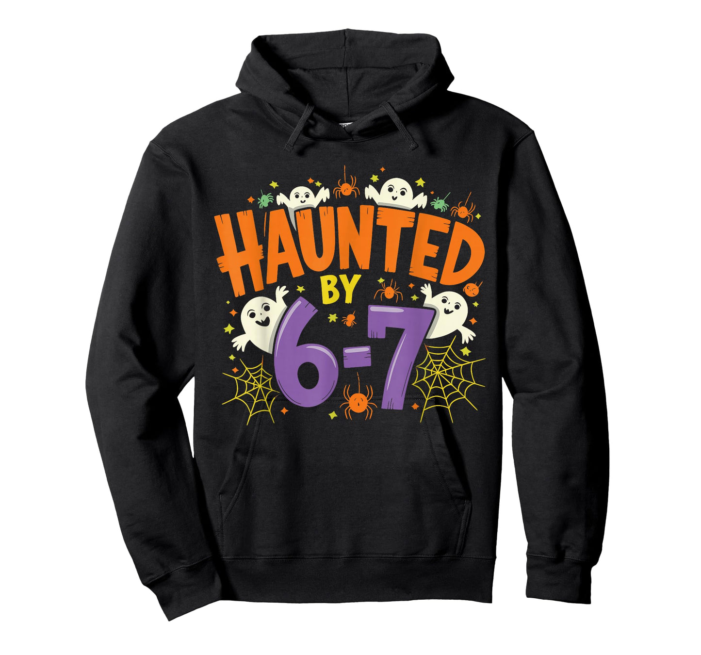 Haunted by 67 Funny Six Seven Meme Spooky Ghost Halloween T-Shirt