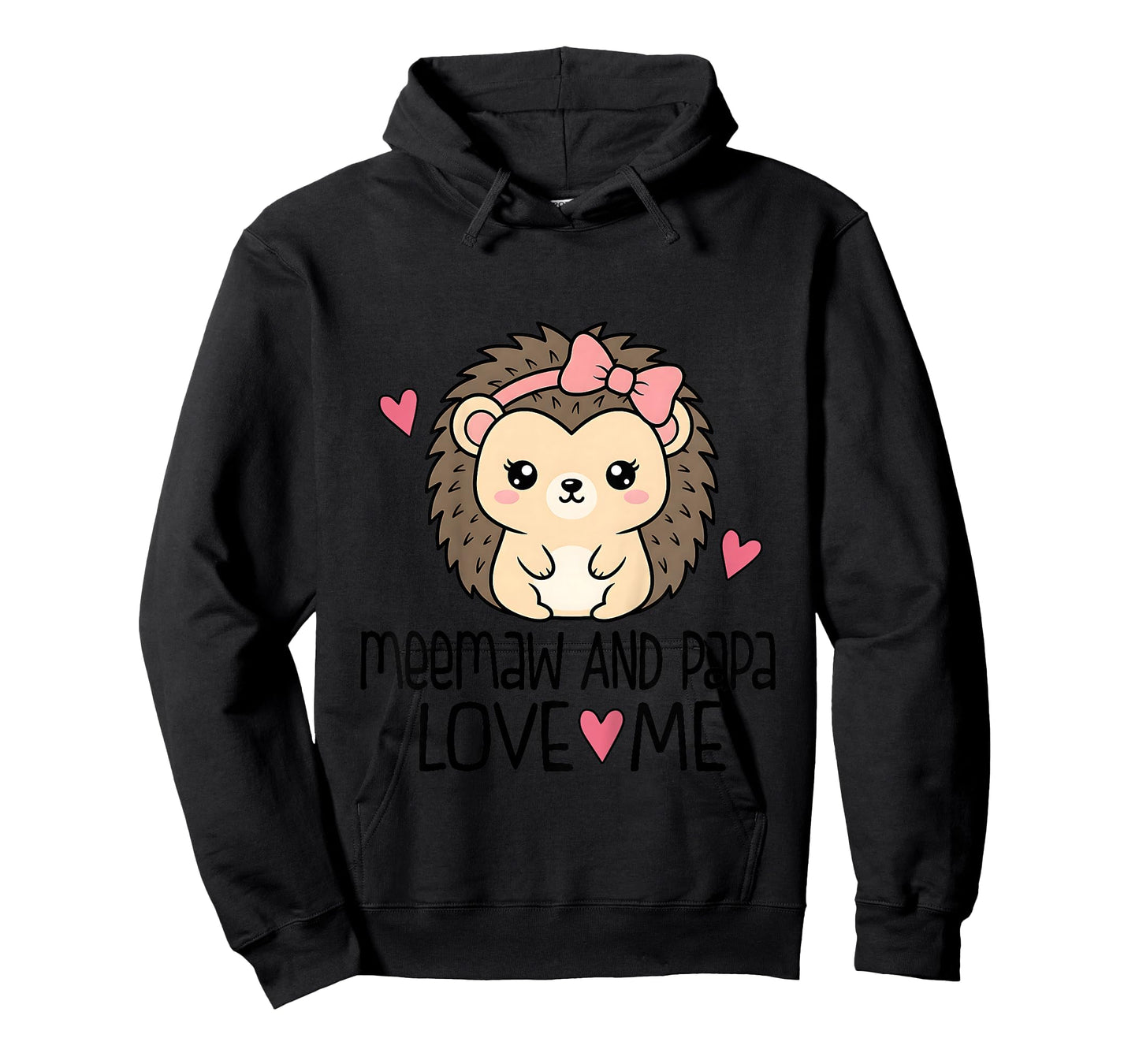 Meemaw and Papa Love Me Grandchild Hedgehog T-Shirt