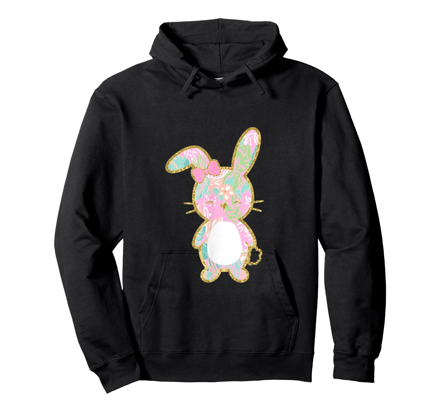 Preppy Bunny Pastel Palm Beach Easter Aesthetic T-Shirt