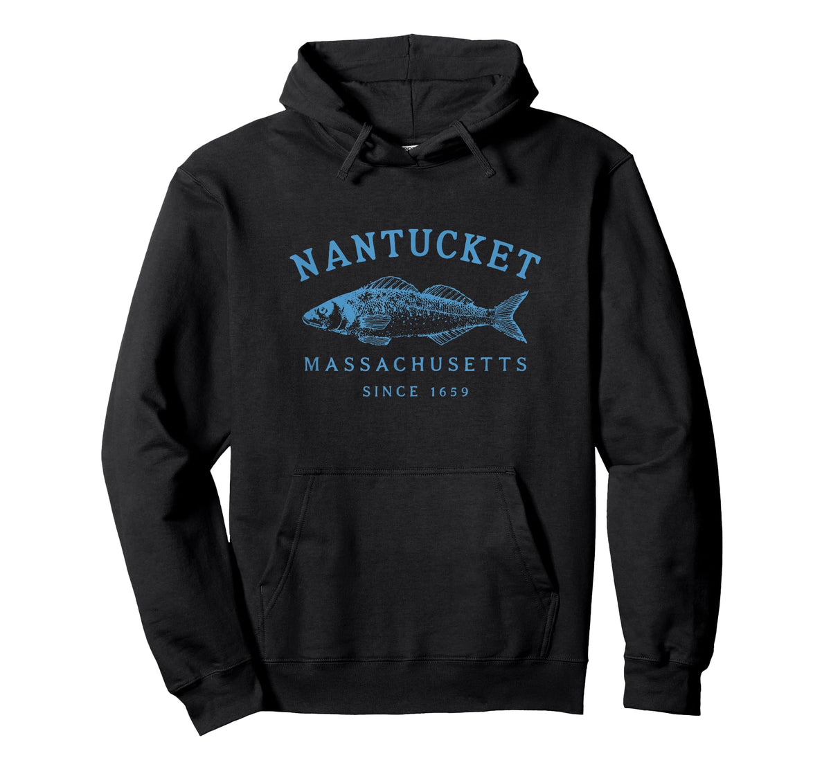 Retro Nantucket Fishing Graphic T-Shirt