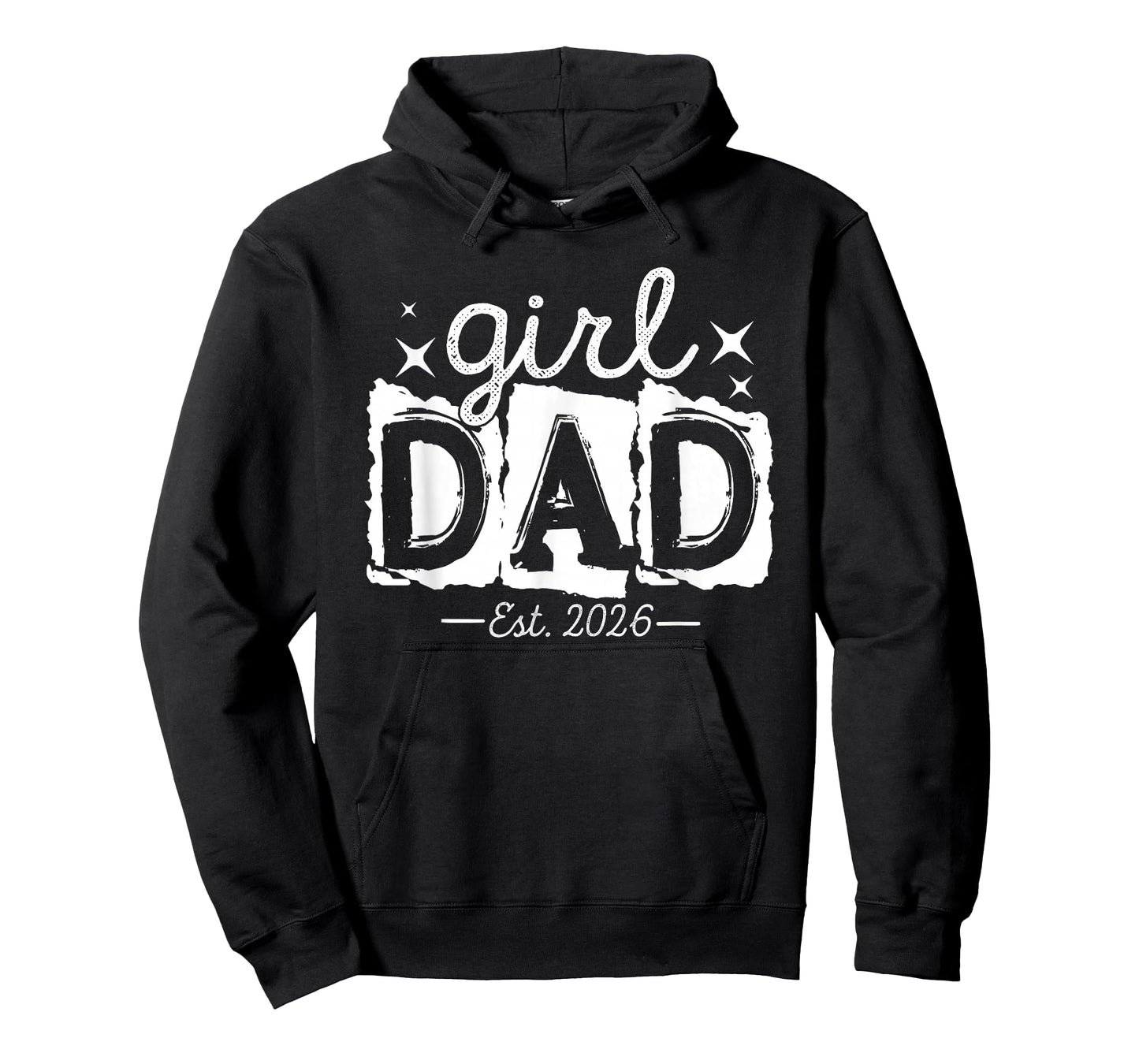 Dad of Girl Est 2026 First Time Father's Day Daddy to Be Men T-Shirt