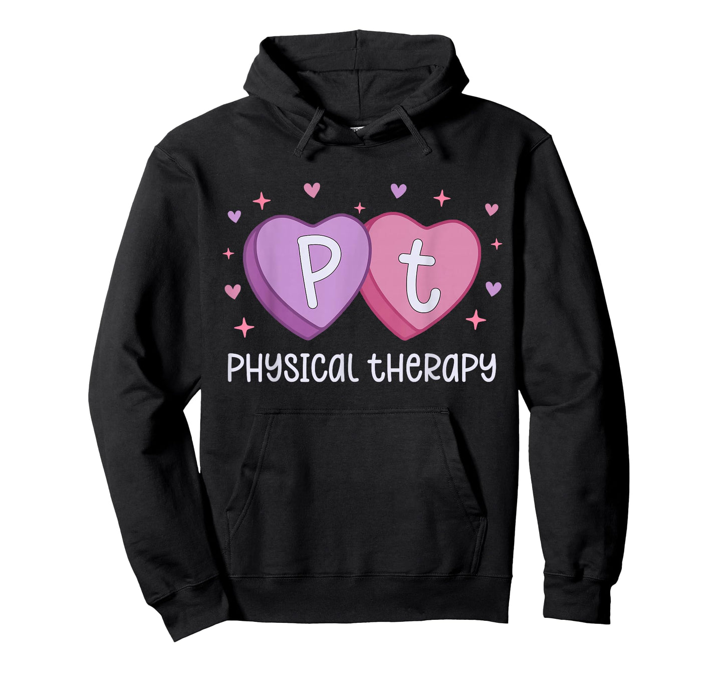 Physical Therapy Nurse Valentine's Candy Nursing Stethoscope T-Shirt