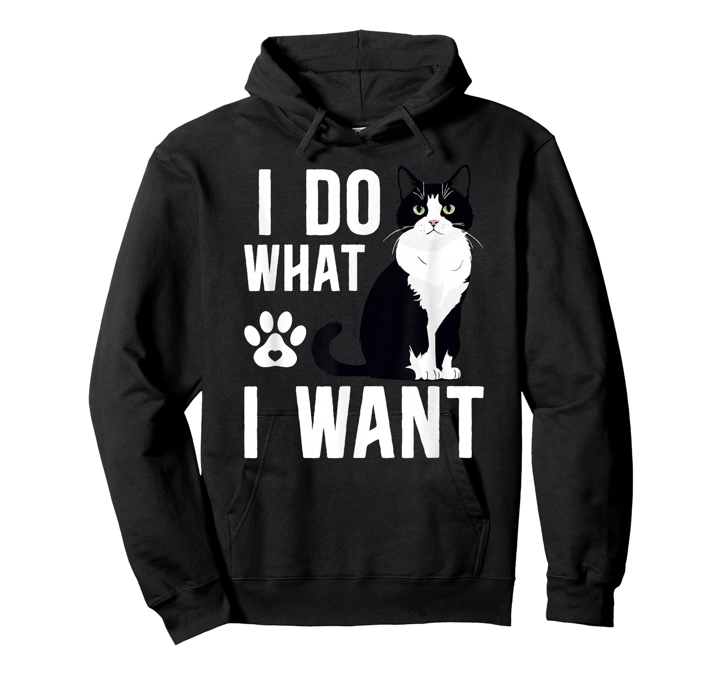 I Do What I Want Tuxedo Cat Owner Tuxedo Cat Lover T-Shirt
