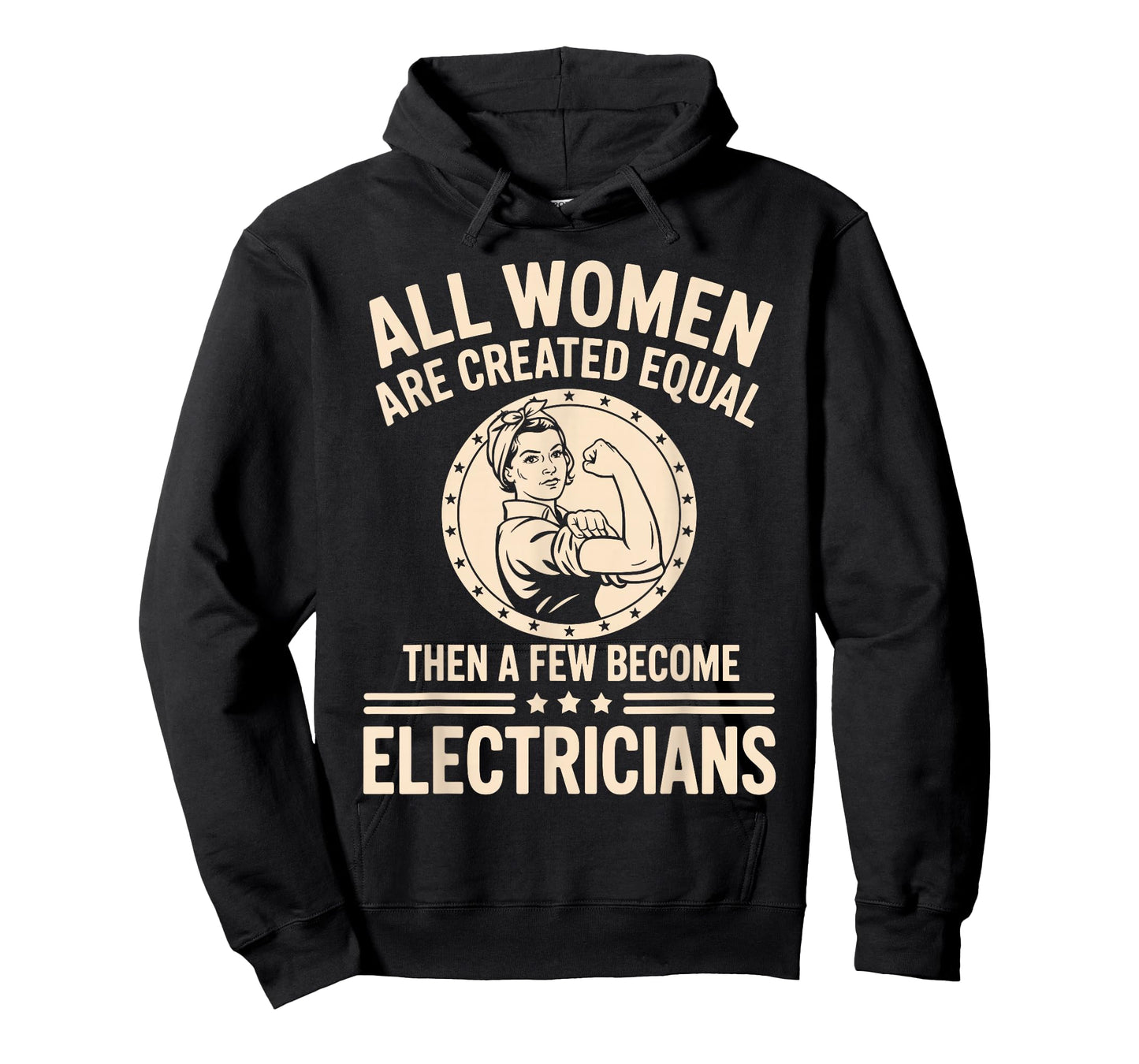 Electrician Art for Women Girls Professional Electrician T-Shirt