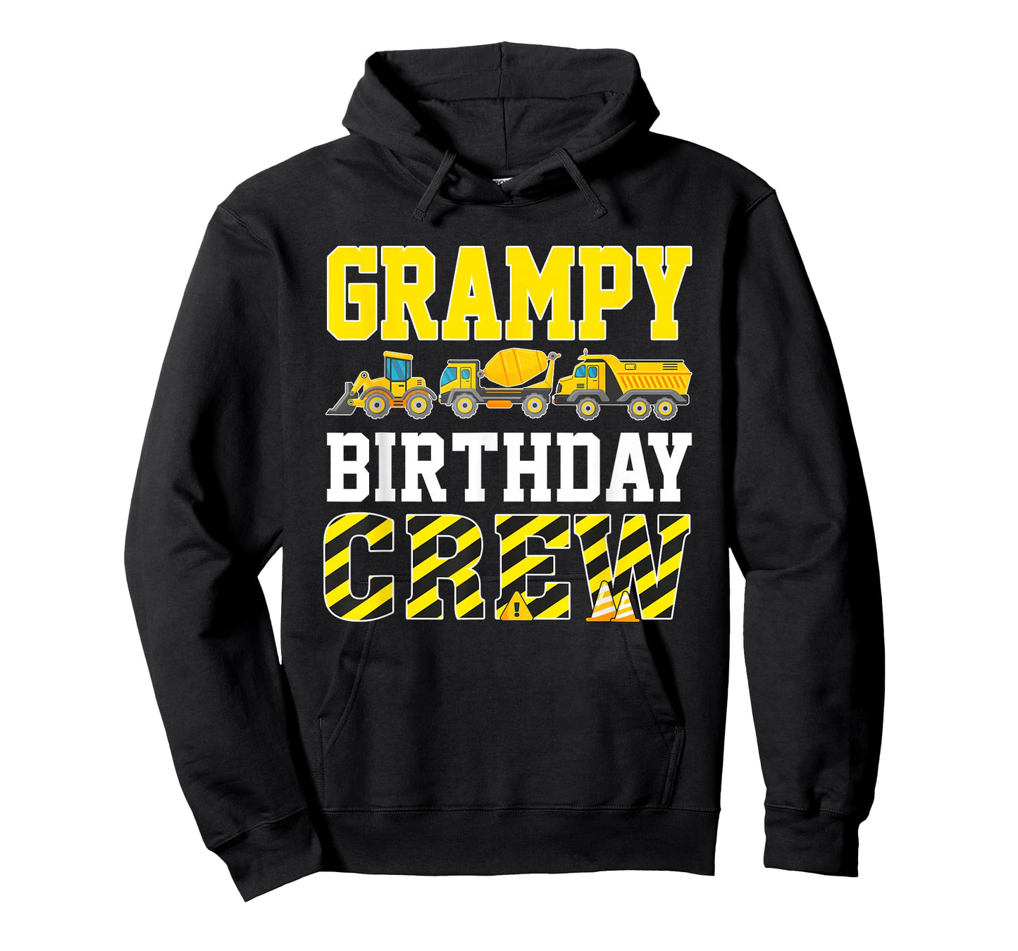 Grampy Birthday Crew Construction Truck T-Shirt