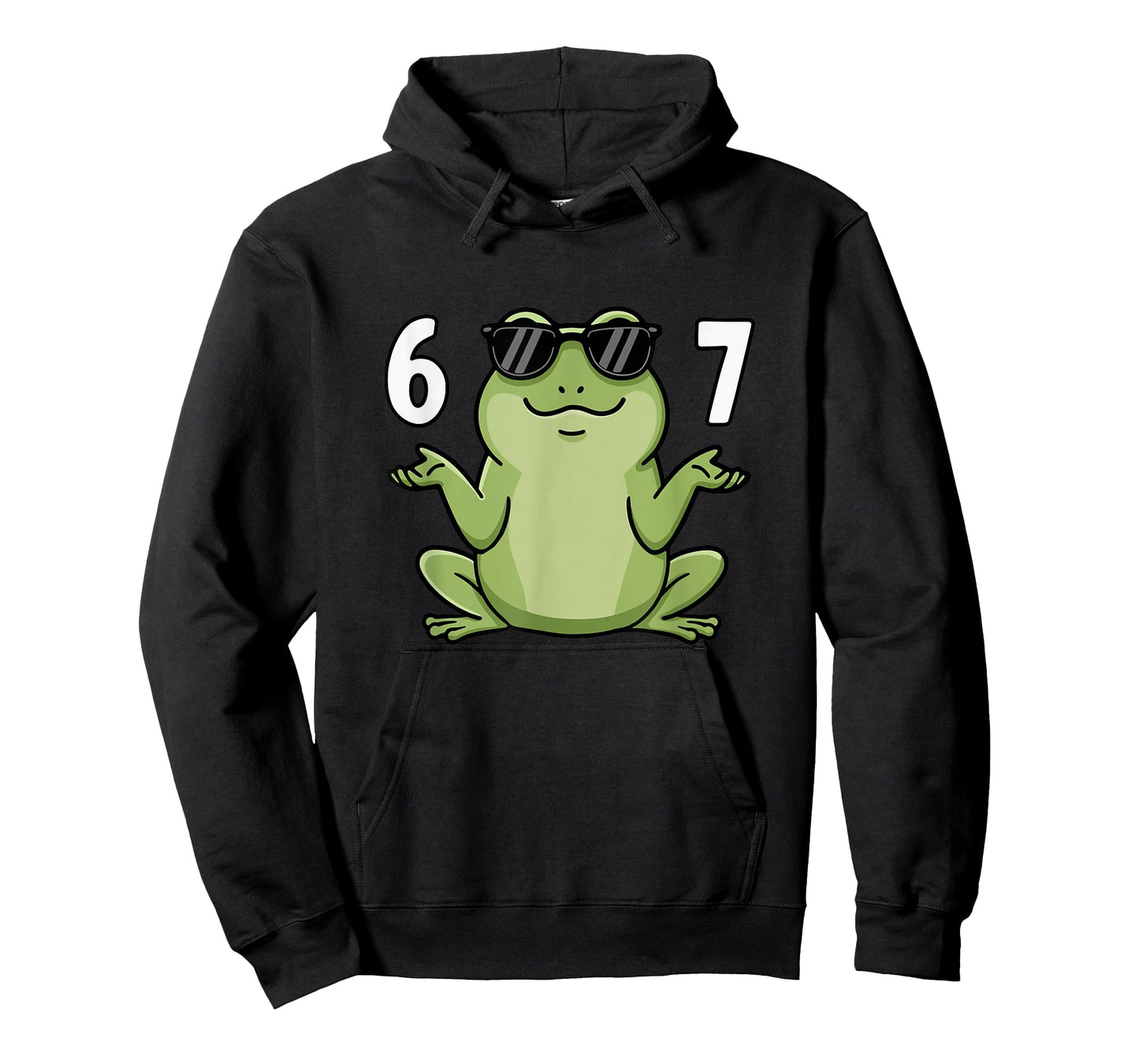 67 Meme Frog Shirt 6 7 Hand Gesture 67 Frog Slang Six Seven T-Shirt