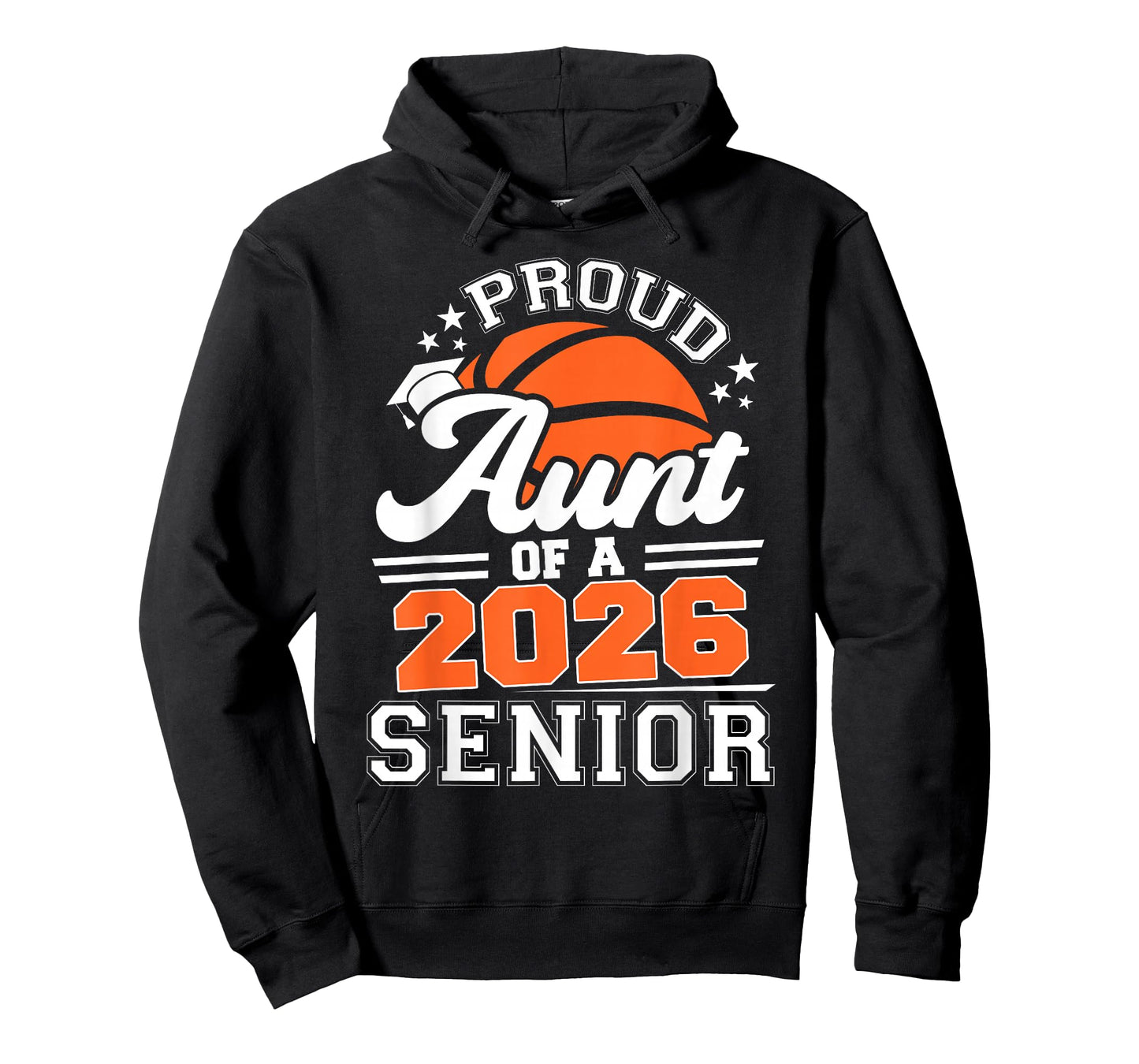 Proud Aunt of A 2026 Senior Basketball Graduation Aunt T-Shirt