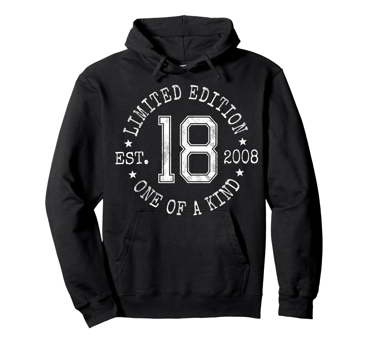 Limited Edition Est 2008 One of a Kind 18th Birthday T-Shirt