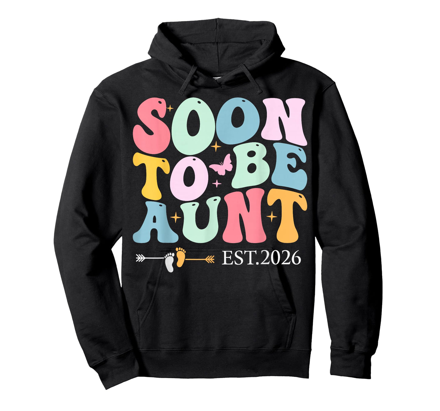 Funny Aunt 2026 Promoted to Auntie Soon to Be Aunt Est 2026 T-Shirt