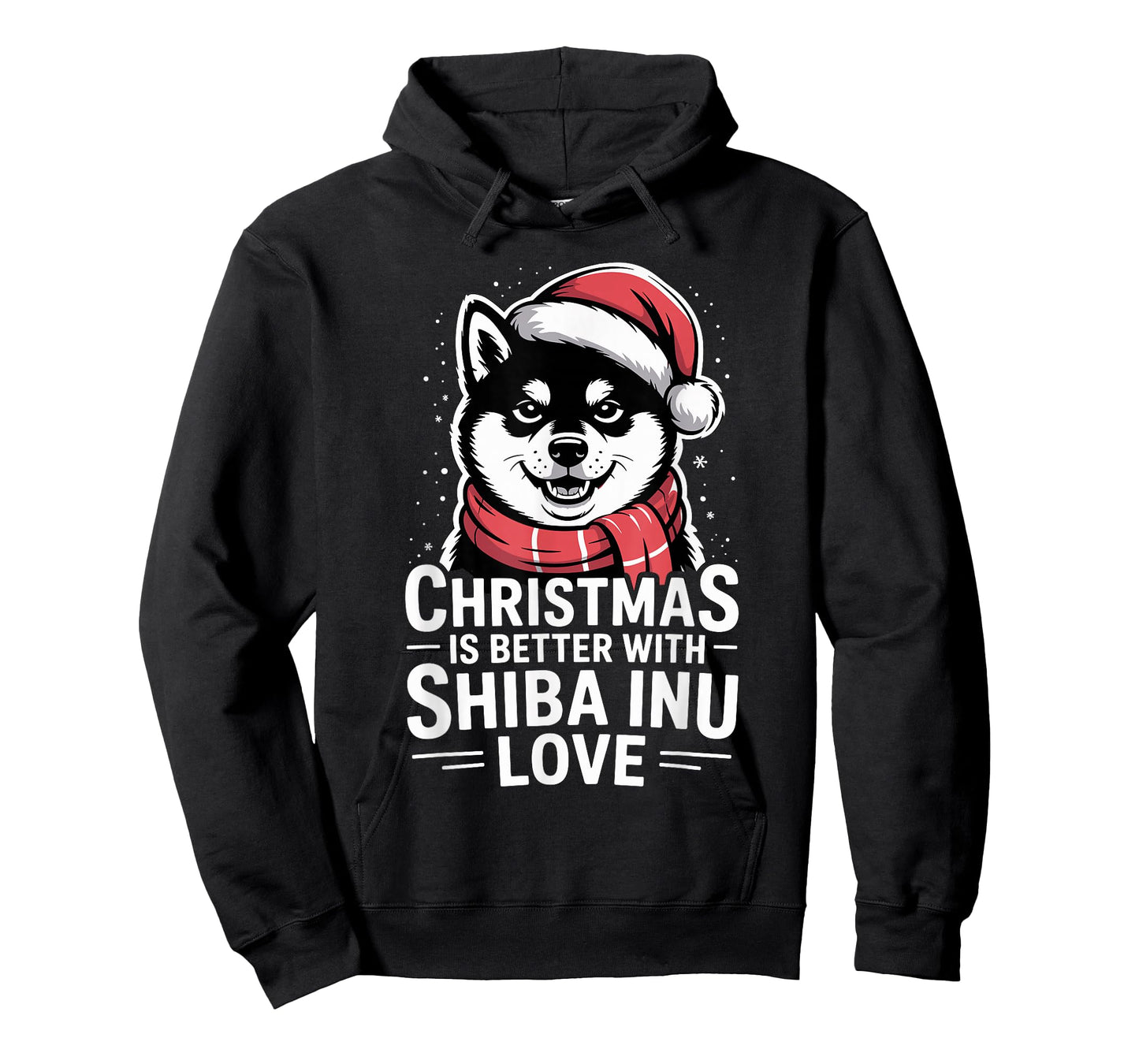 Cute Xmas Puppy Dog Christmas is Better with Shiba Inu Love T-Shirt