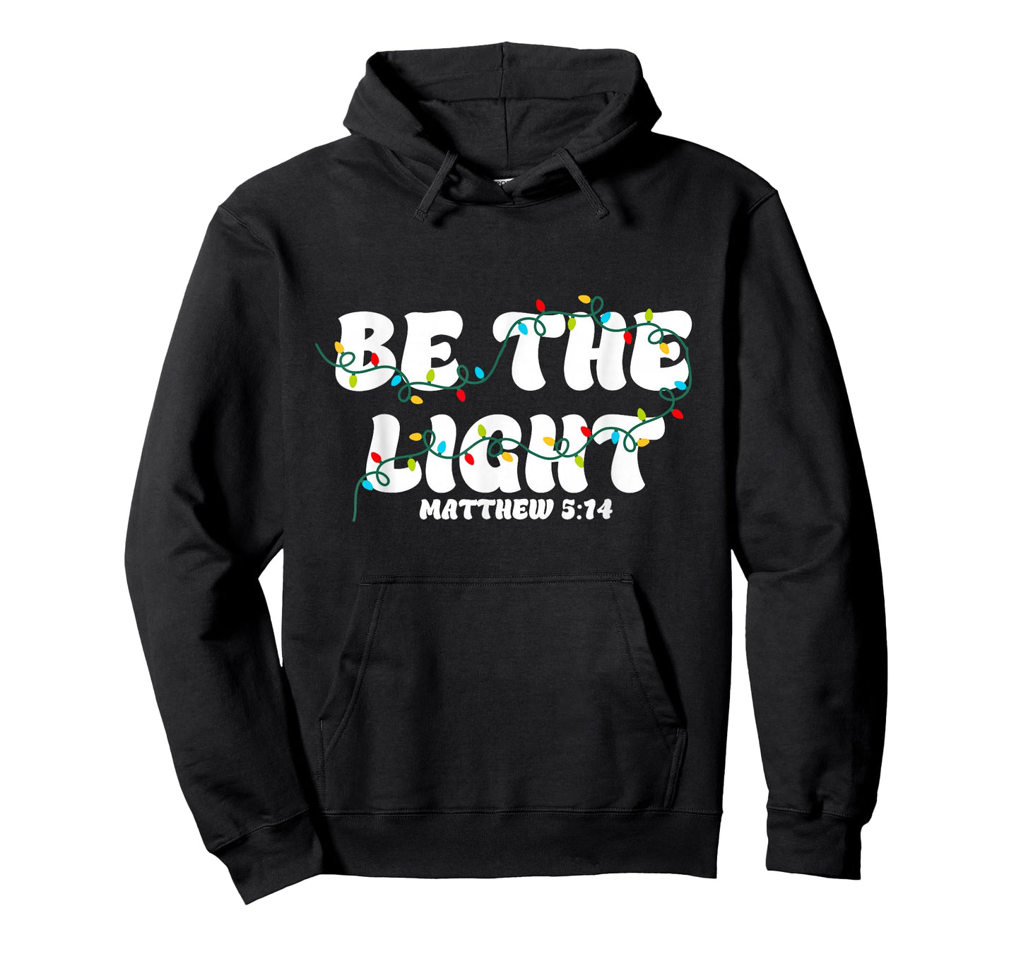 Be The Light Christmas Matthew 5:14 Faith Christian Jesus T-Shirt