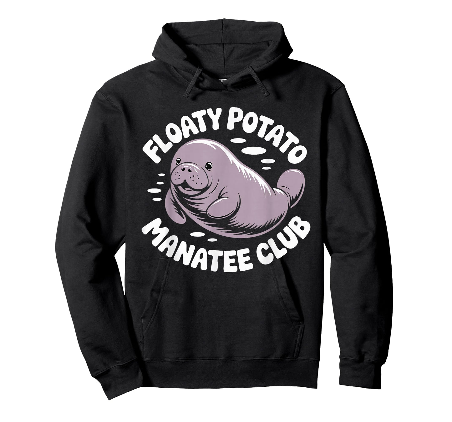 Funny Manatee Lover Floaty Potatoes T-Shirt