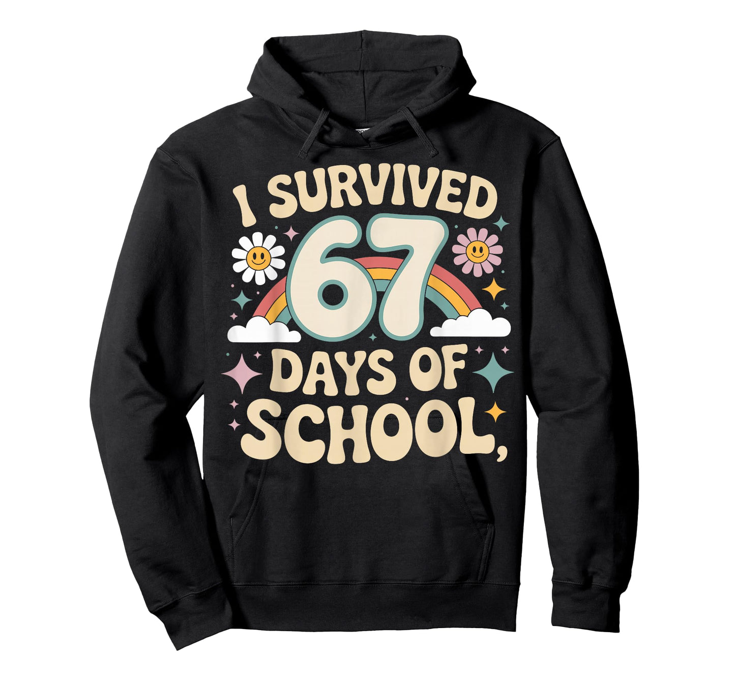 I Survived 67 Days of School Funny Teacher and Student T-Shirt