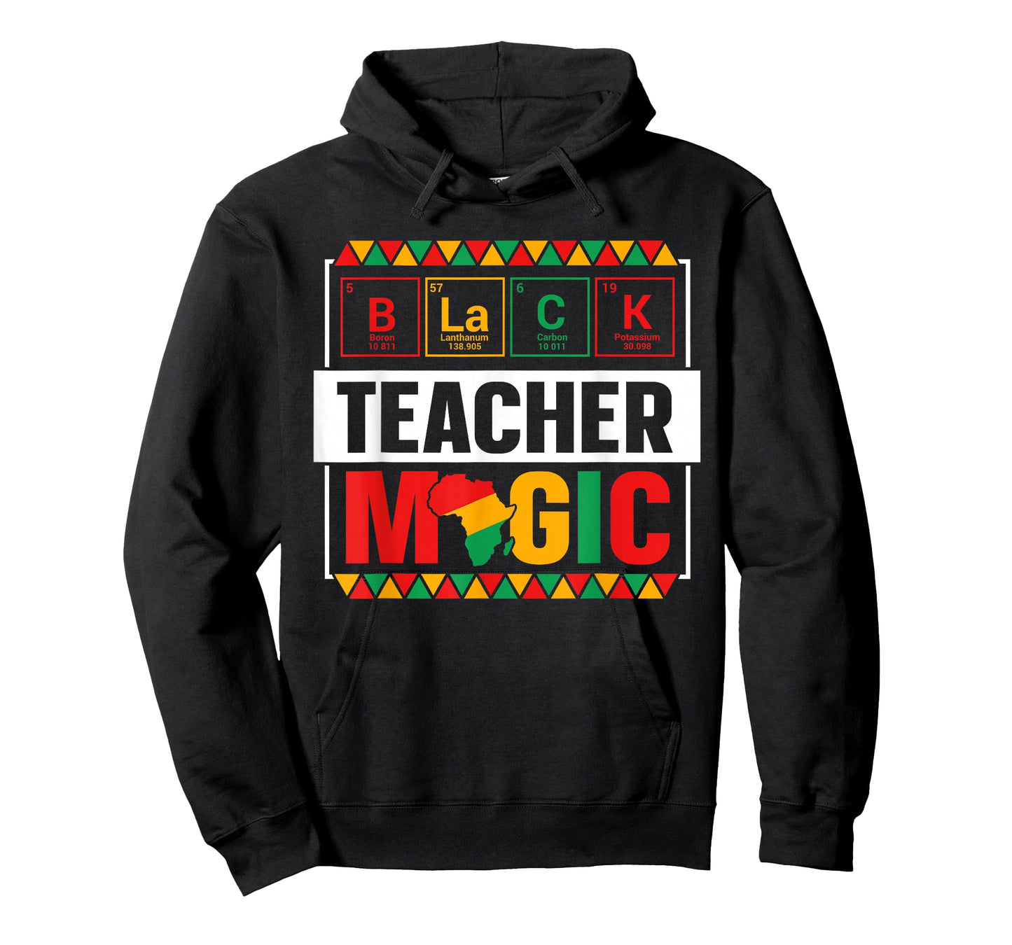 Black Teacher Magic Black History Month Teacher Mens Womens T-Shirt
