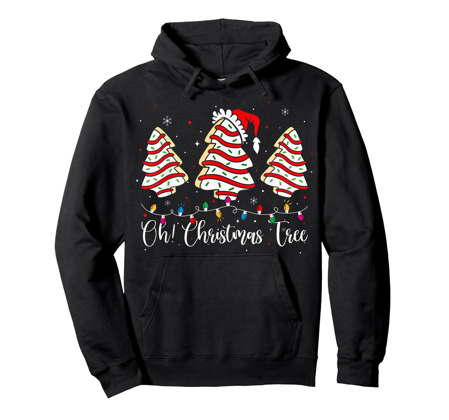 Groovy Oh Christmas Tree Cakes Debbie Becky Jen Cake Lovers T-Shirt