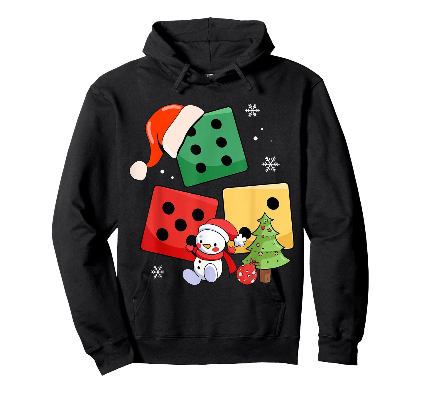 Six Seven Christmas Three Dice Santa Hat 67 Meme T-Shirt