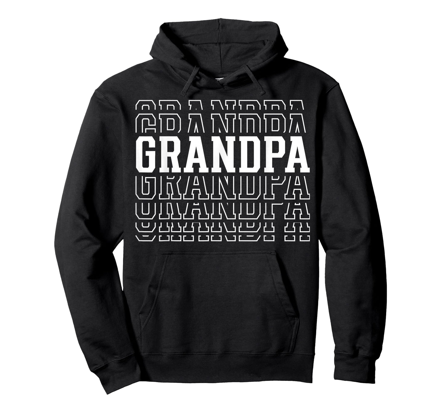 Grandpa Funny Layered Text Father's Day Grandpa T-Shirt