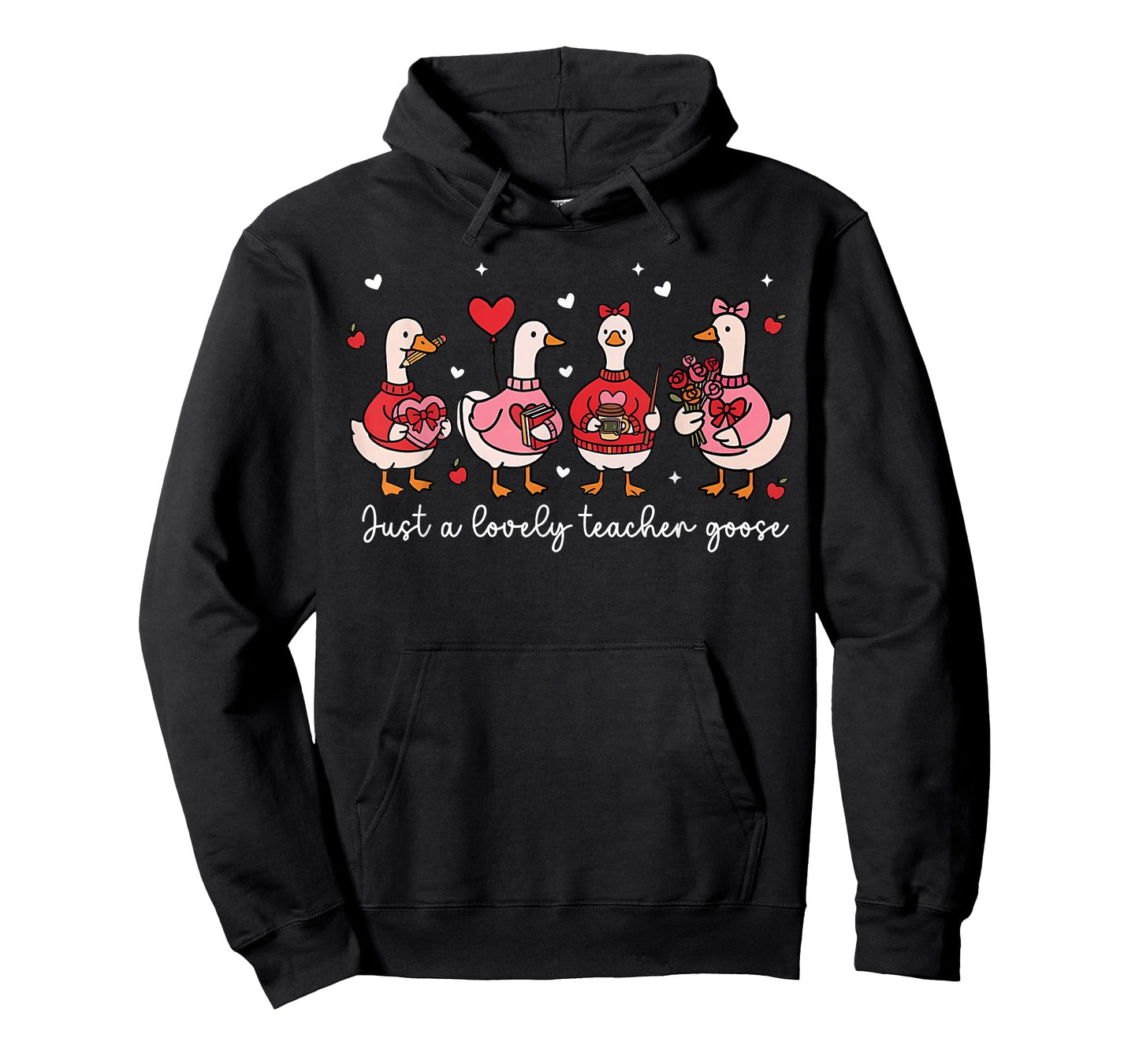 Just A Lovely Goose Cute Silly Goose Valentine's Day T-Shirt