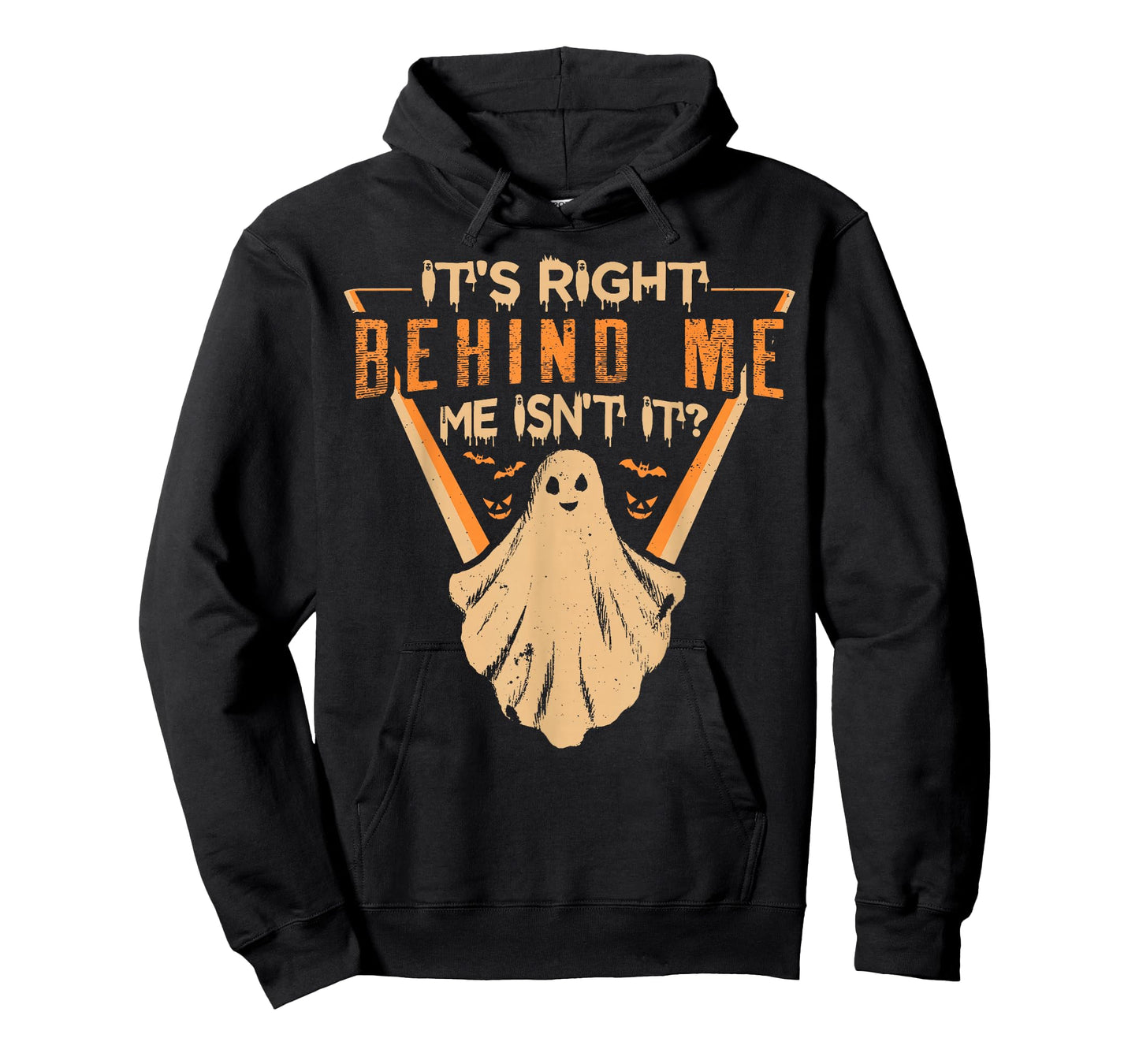 It's Right Behind Me Isn't It Paranormal Ghost Hunting Retro T-Shirt