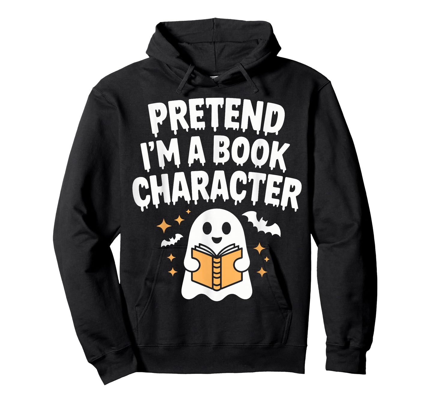 Pretend I'm A Book Character Costumes Kids Halloween Ghost T-Shirt
