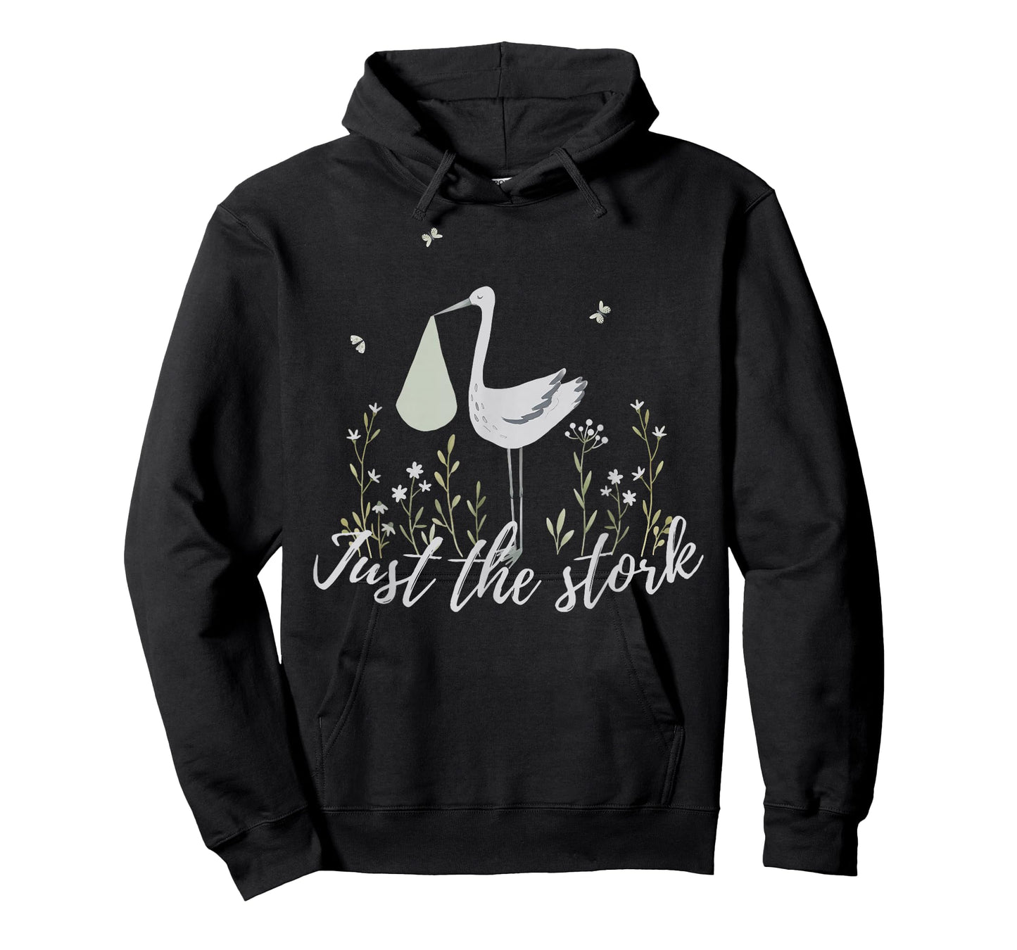 Just The Stork Cute Stork Surrogate Gestational Carrier T-Shirt